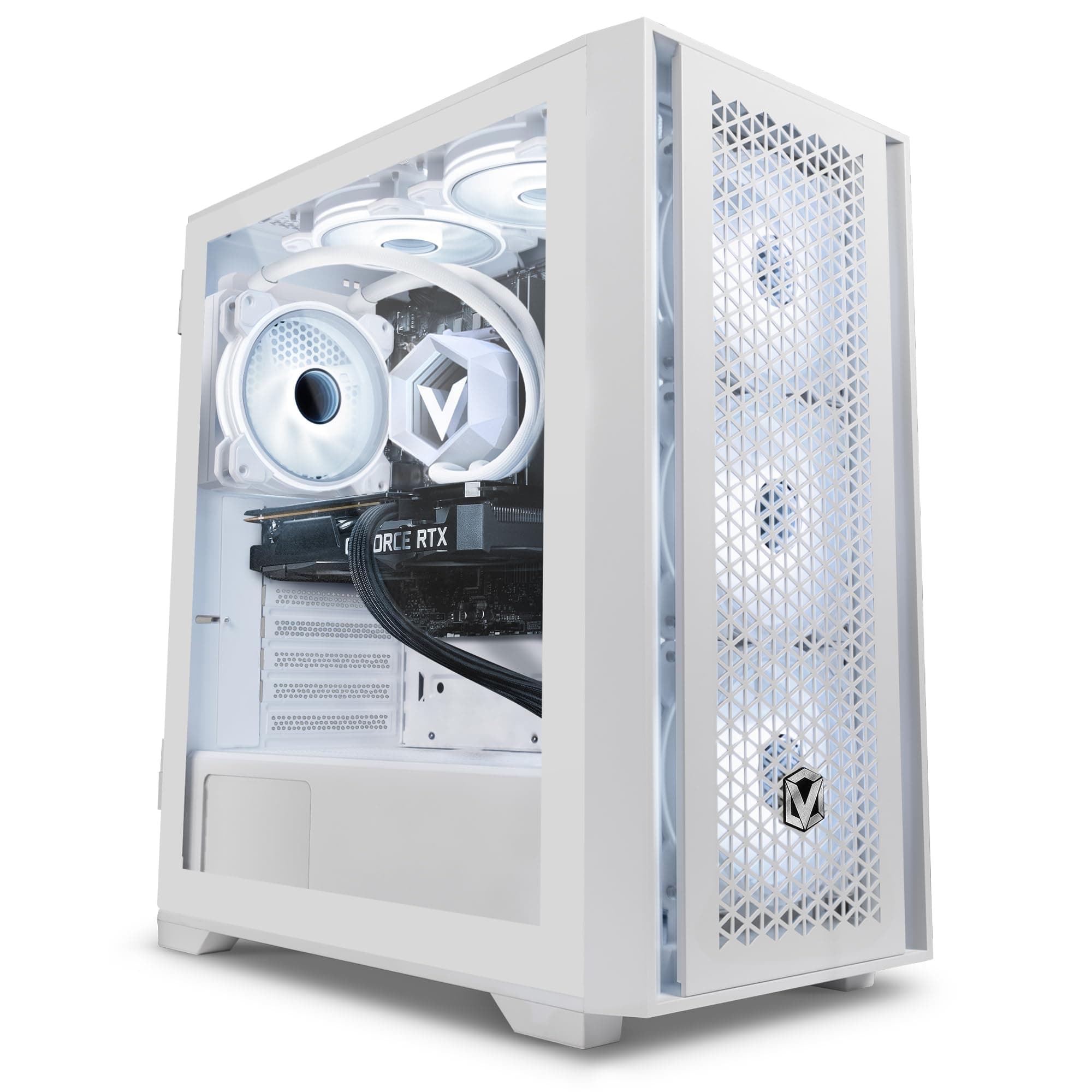 Vibox IV-540 Gaming PC • AMD Ryzen 7 5700X 8-Kern • Nvidia RTX 5090 32GB • 32GB RAM • 2TB NVMe M.2 SSD • Windows 11 • WLAN 6 + Bluetooth 5.4 Weiß 2 TB 32 GB RTX 5090 Windows 11 Home