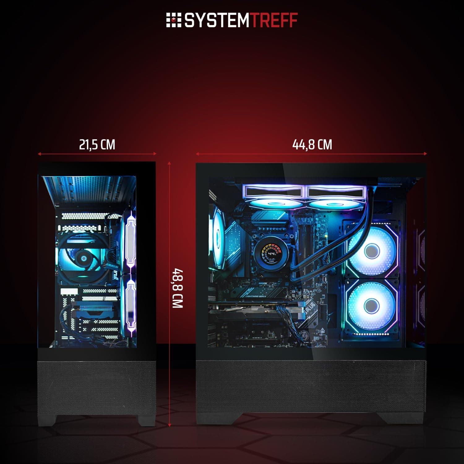 SYSTEMTREFF High-End Gaming PC Intel Core Ultra 7 265KF 8x5.5GHz | MSI Board | 32GB DDR5 | 1TB M.2 NVMe | AMD Radeon RX 9070 16GB DX12 | Windows 11 Bild 7