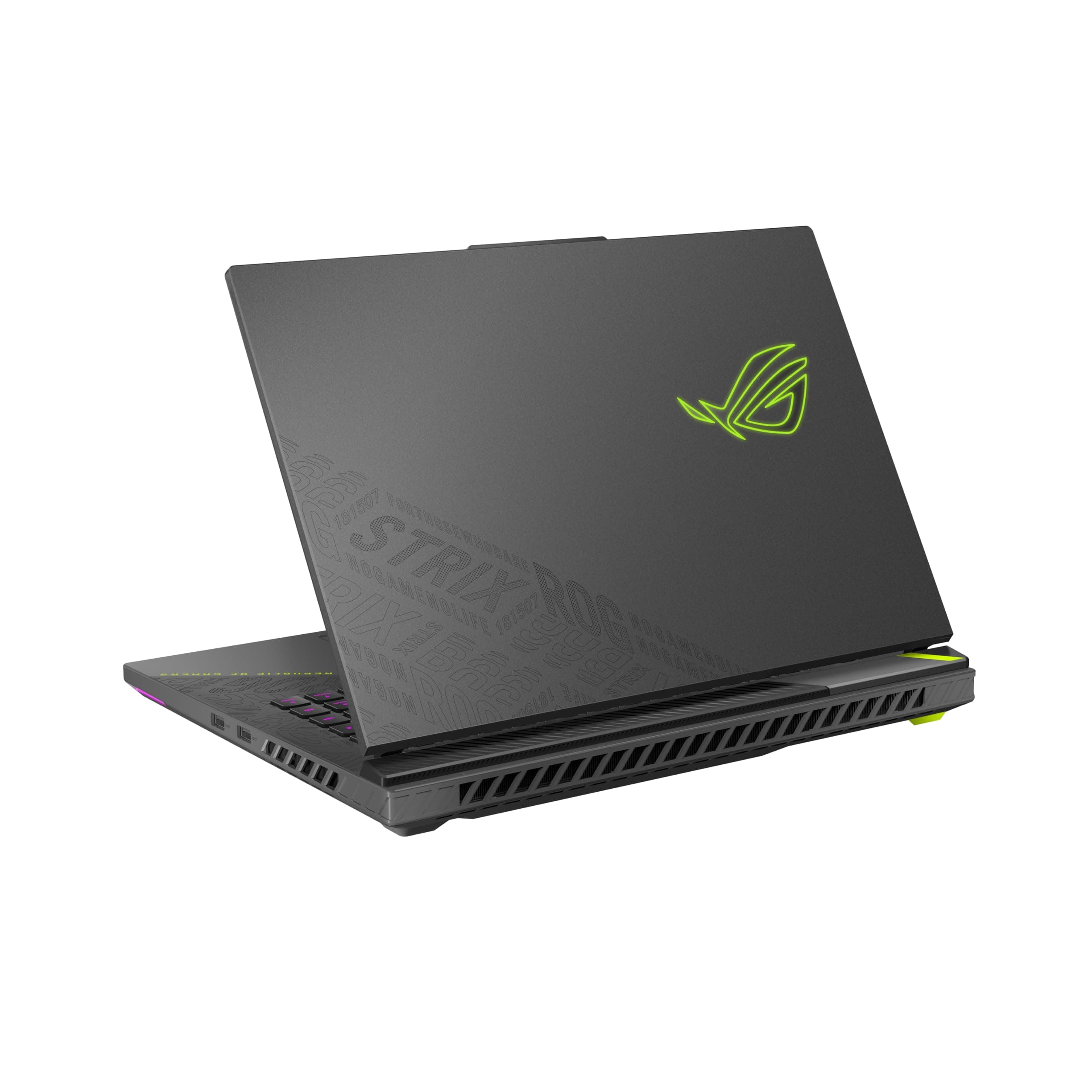 ASUS ROG Strix G16 G614FR Laptop | 16" WQXGA 240Hz/3ms 16:9 IPS Display | AMD Ryzen 9 9955HX | 32GB RAM |1TB SSD | RTX 5070 Ti | Win11 Home | QWERTZ | Volt Green | 3Monate GamePass Bild 4