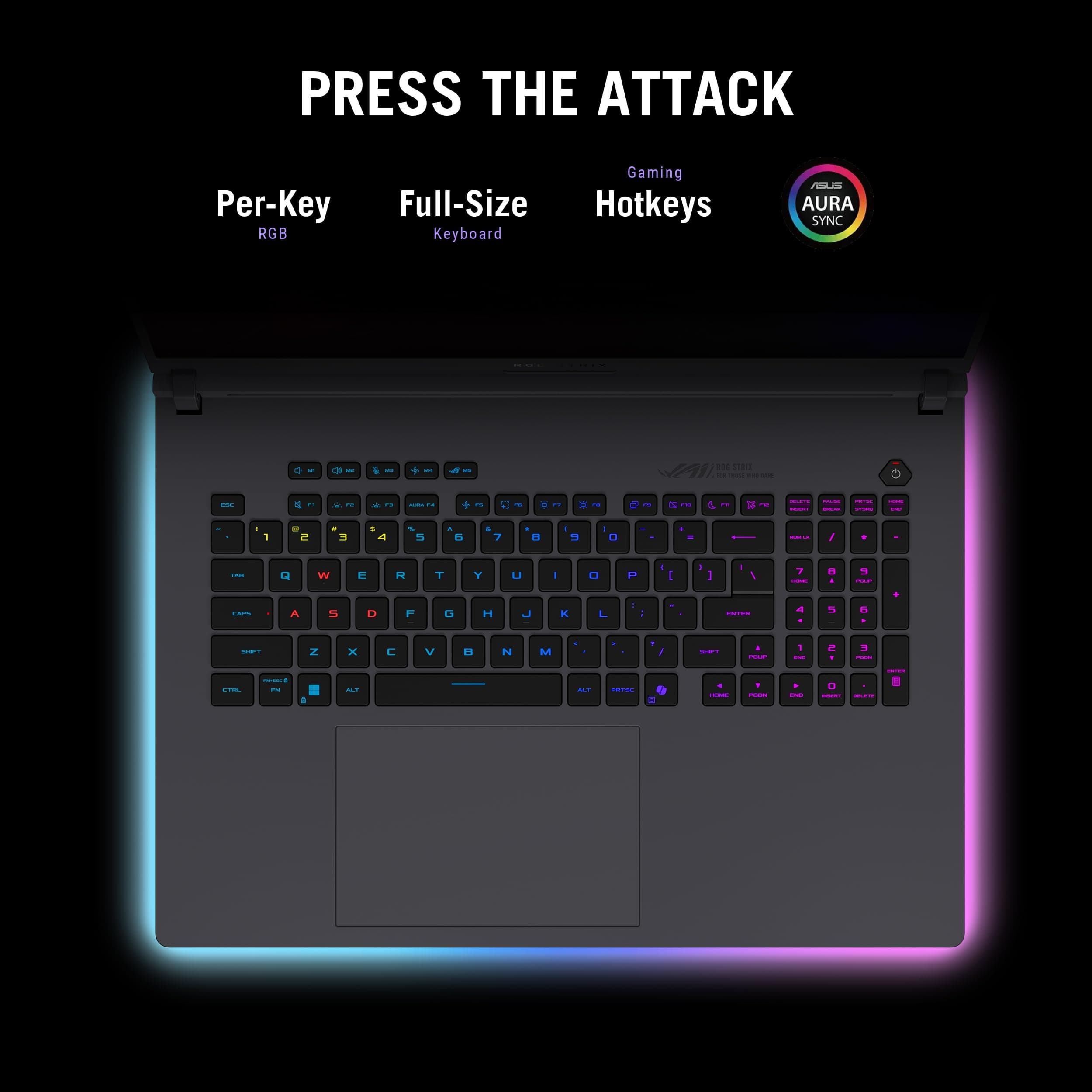 ASUS ROG Strix G18 (2025) Gaming Laptop, 18 Zoll ROG Nebula 16:10 2.5K 240Hz/3ms, NVIDIA® GeForce RTX™ 5070, Intel® Core™ Ultra 9 275HX, 32GB DDR5-5600, 2TB PCIe Gen 4 SSD Wi-Fi 7, Windows 1 1 Pro Bild 8