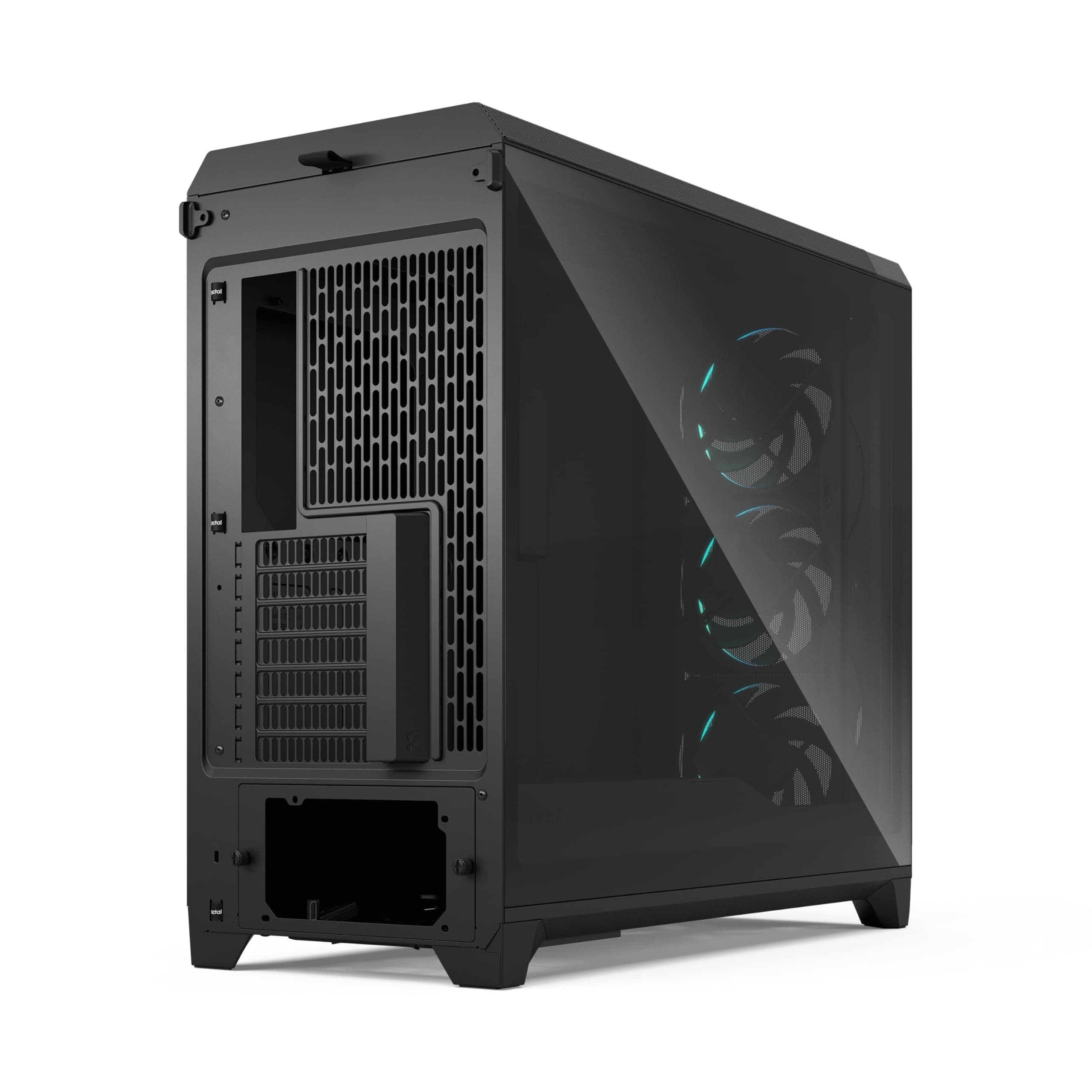 Fractal Design Meshify 3 XL Black RGB Tempered Glass Light Tint - Gaming Computer-Gehäuse – Facetten-Mesh-Front – DREI RGB Momentum 14 Lüfter enthalten – GPUs bis 512mm Länge Meshify 3 XL RGB Schwarz Bild 7