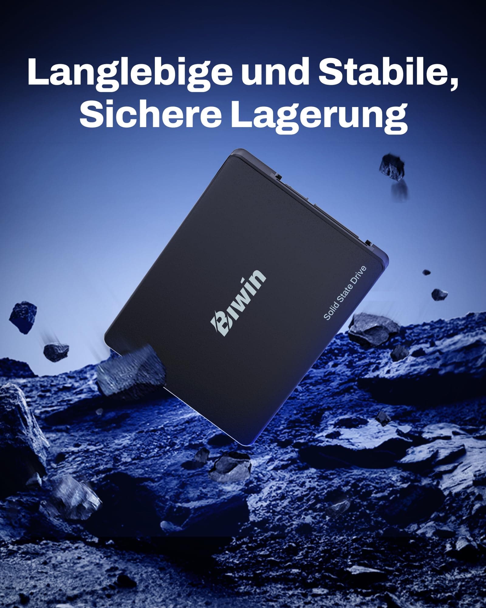 BIWIN M100 512GB SATA SSD 2,5" - bis zu 550 MB/s Lesen - Schnelle, Leise, Stoßfeste Solid State Festplatte Bild 8