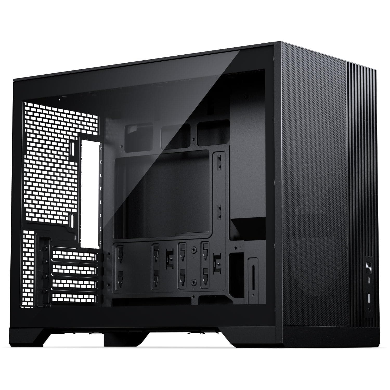 Phanteks XT M3 Mini-Tower PC-Gehäuse Schwarz – Kompaktes Micro-ATX Case mit Tempered Glass, Unterstützung für 360-mm-Radiator & 430-mm-Grafikkarten – Ohne Lüfter Bild 2