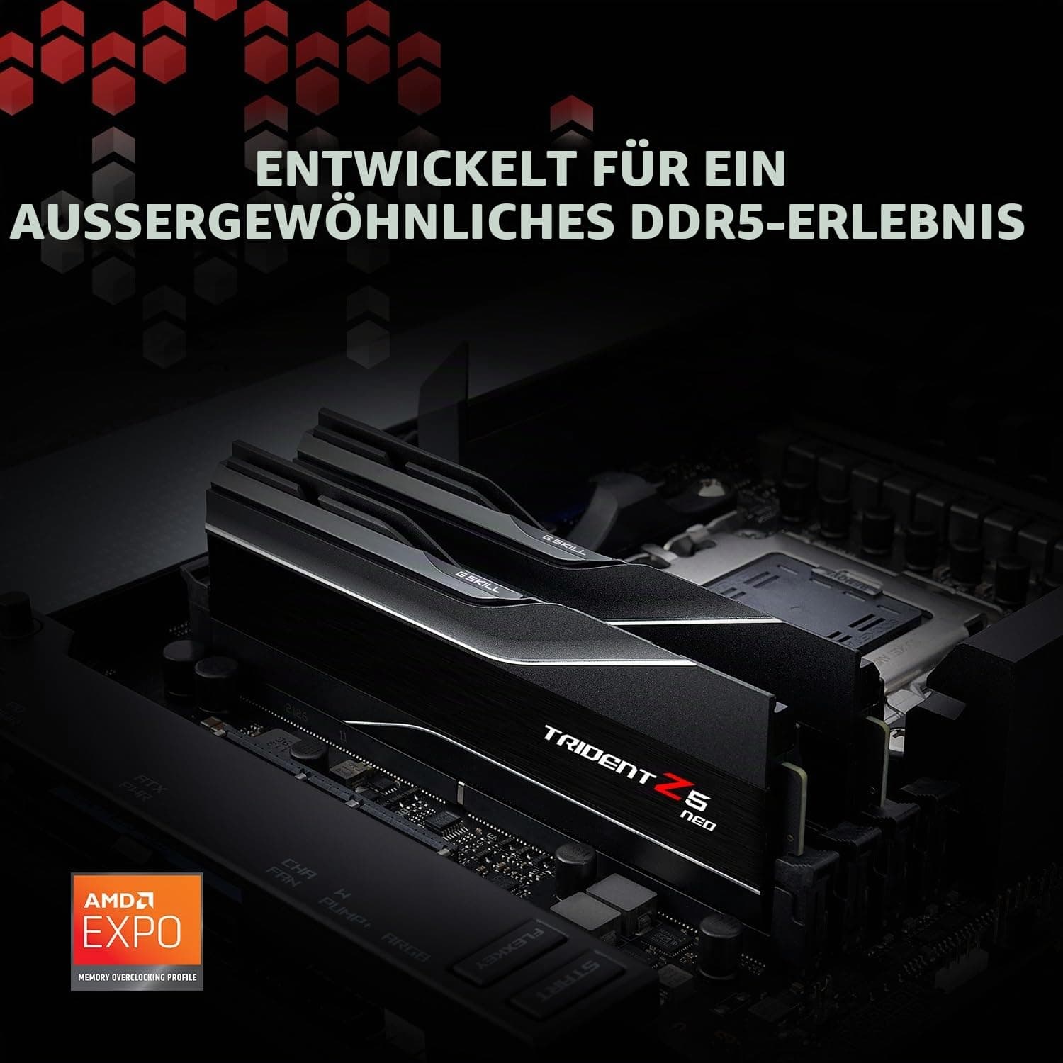 G.skill Trident Z5 Neo F5-6000j3238f16gx2-Tz5n Memoria 32 Gb 2 X 16 Gb Ddr5 288-Pin Dimm (ddr5 32gb Pc 6000 Cl32 G.skill Kit [2x) Bild 3