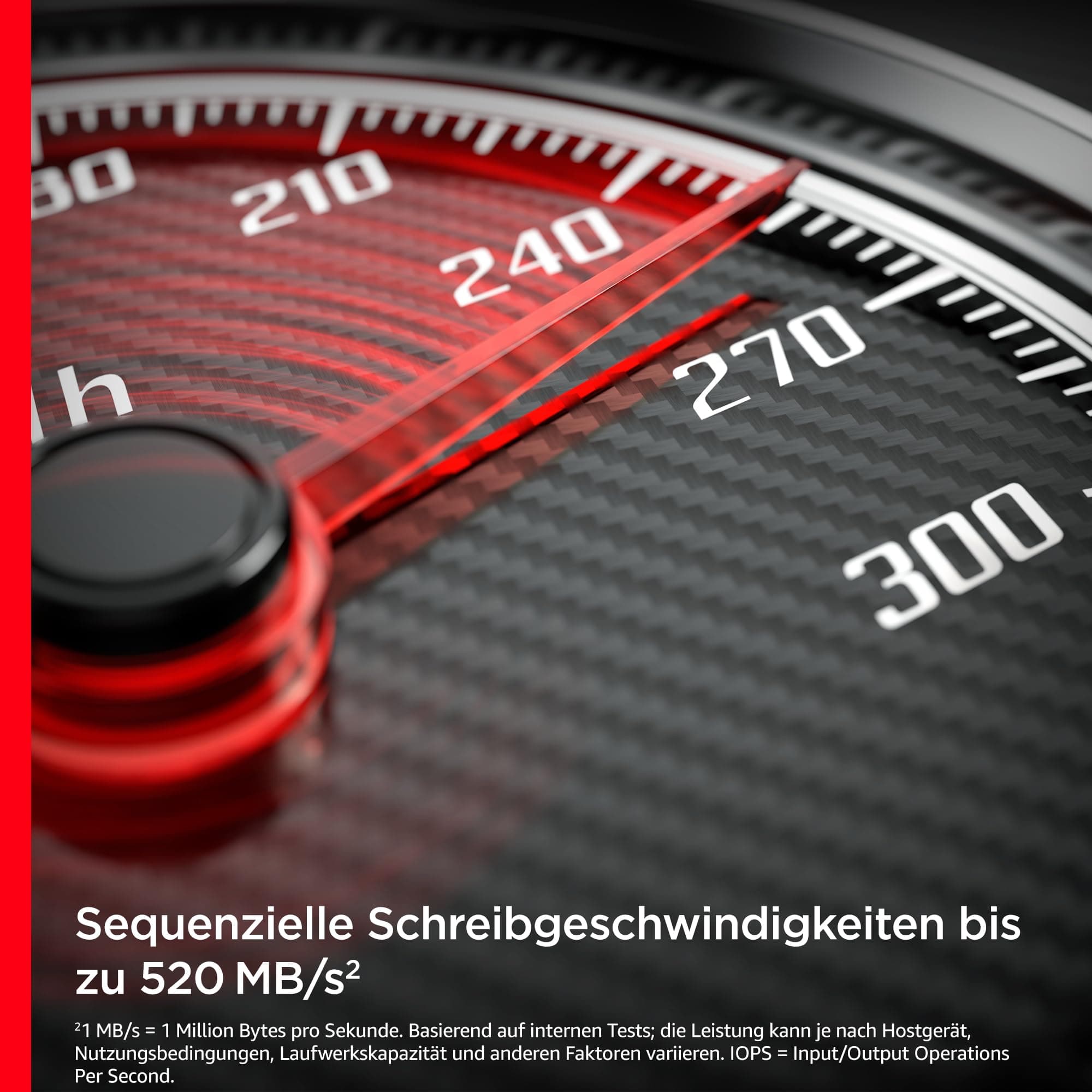 SanDisk Ultra 3D 4 TB SSD interne Festplatte ( 2,5 Zoll, stoßbeständig, 3D NAND-Technologie, n-Cache 2.0-Technologie, 560 MB/s Übertragungsraten) Schwarz Ultra 3D SSD - New 4 TB SATA SSD Bild 5