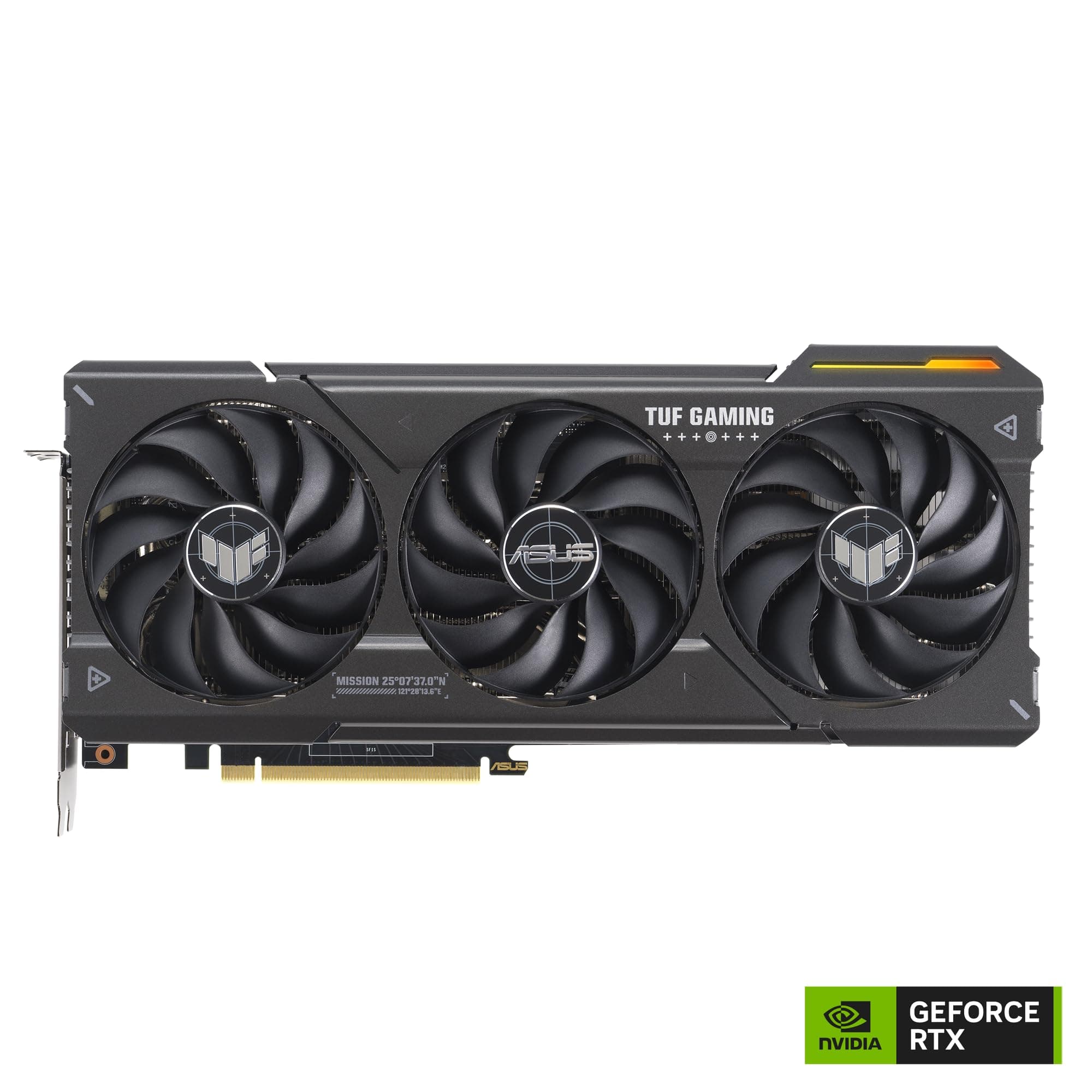 ASUS TUF Gaming GeForce RTX 4070 12GB GDDR6X OC Edition Gaming Grafikkarte (NVIDIA GeForce RTX4070 DLSS 3, PCIe 4.0, 1x HDMI 2.1, 3X DisplayPort 1.4a, TUF-RTX4070-O12G-GAMING) Bild 3