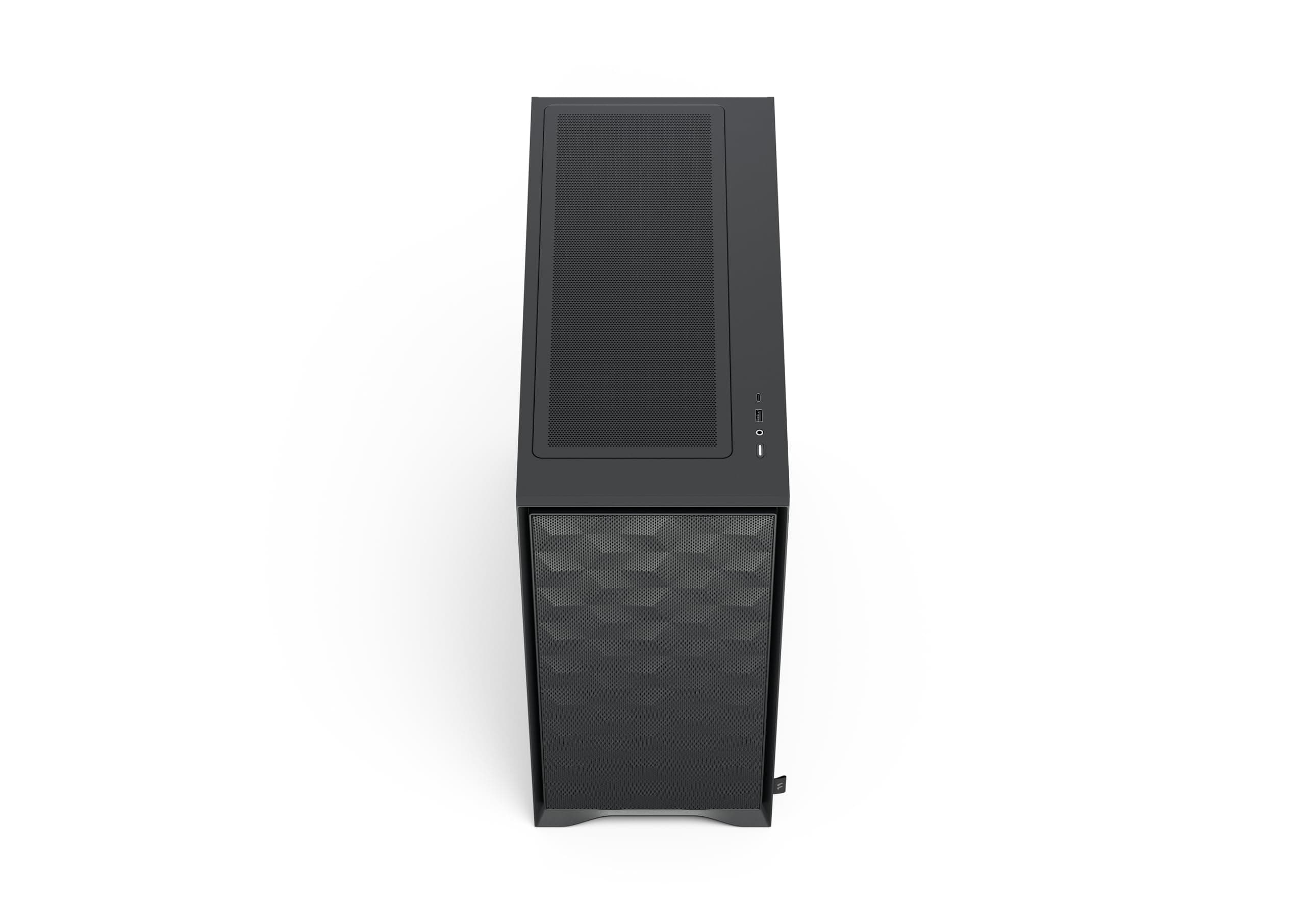 Fractal Design Pop 2 Air Black TG – Mesh PC-Gehäuse mit Airflow-Optimierung, 3X 120 mm Lüfter, Tempered Glass, ATX/mATX/ITX, GPU bis 416 mm Schwarz TG Bild 8