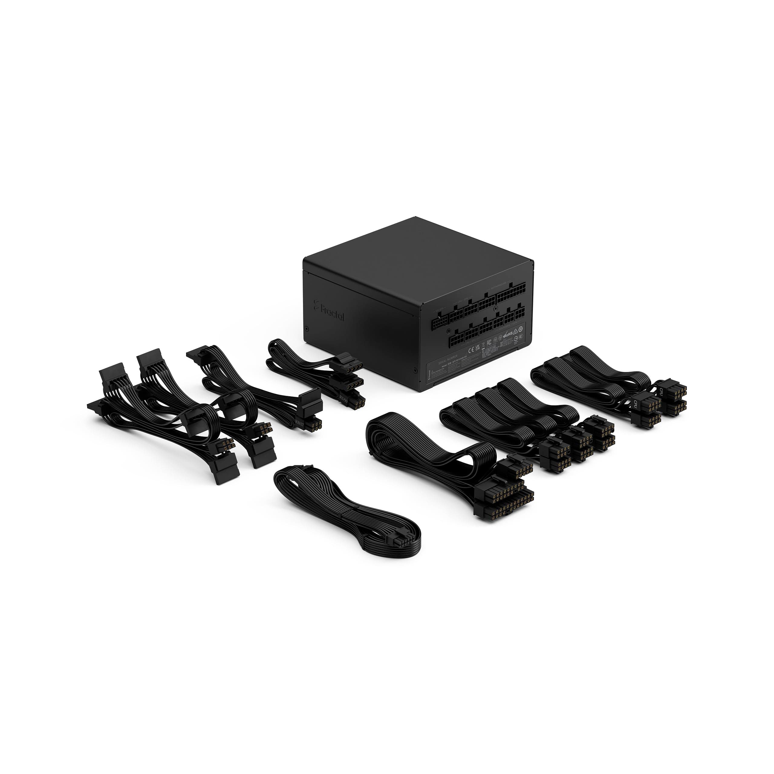 Fractal Design Ion 3 Gold 1000W Black — 80 Plus Gold, vollmodular, ATX12V 3.1 Netzteil Schwarz 1000W Bild 3