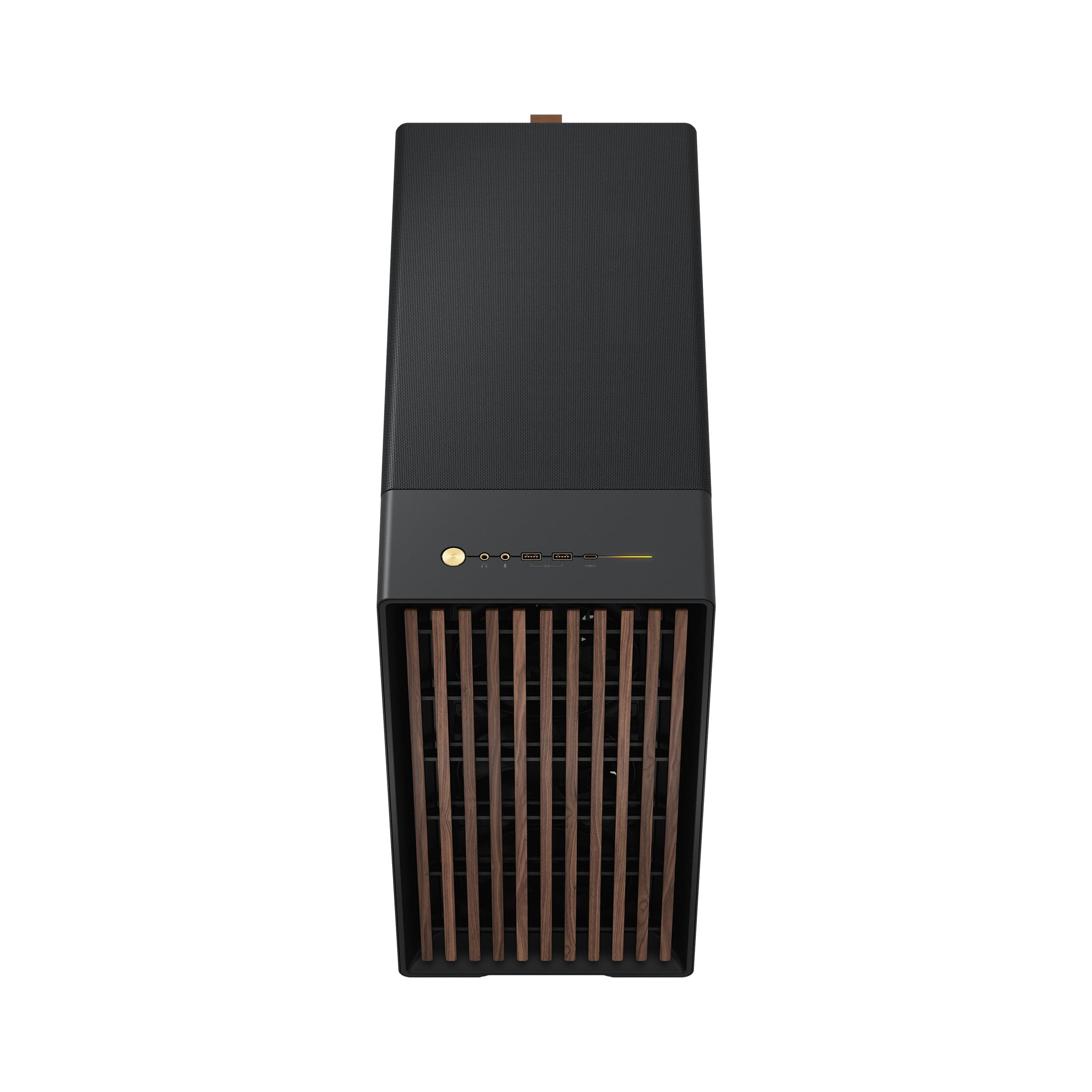 Fractal Design North XL PC Gaming Gehäuse - E-ATX Full-Tower | Charcoal Black mit 3x 140-mm-Aspect-PWM-Lüftern, USB Typ-C, bis 413 mm GPU-Platz, 420-mm-Radiator-kompatibel North XL Black TG Dark Bild 7