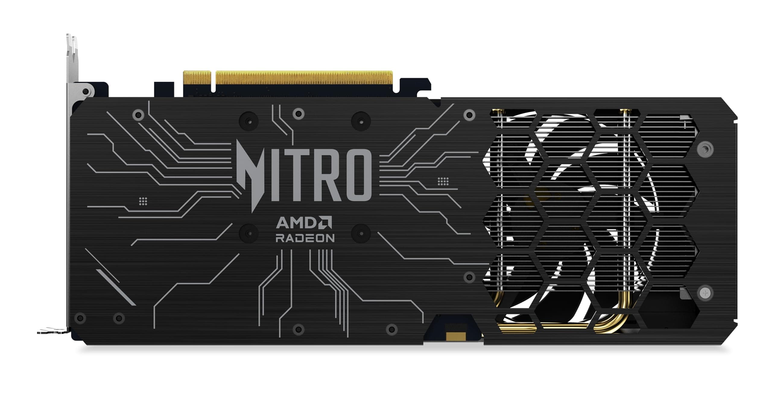Acer Nitro Radeon RX 9060 XT OC - AMD Grafikkarte (16 GDDR6, 128 Bit, PCIe 5.0 x16, 1x HDMI 2.1a 2X DP 2.1b) 2X Nitro FrostBlade, 1x8 pin, Slot Space: 2 Bild 7