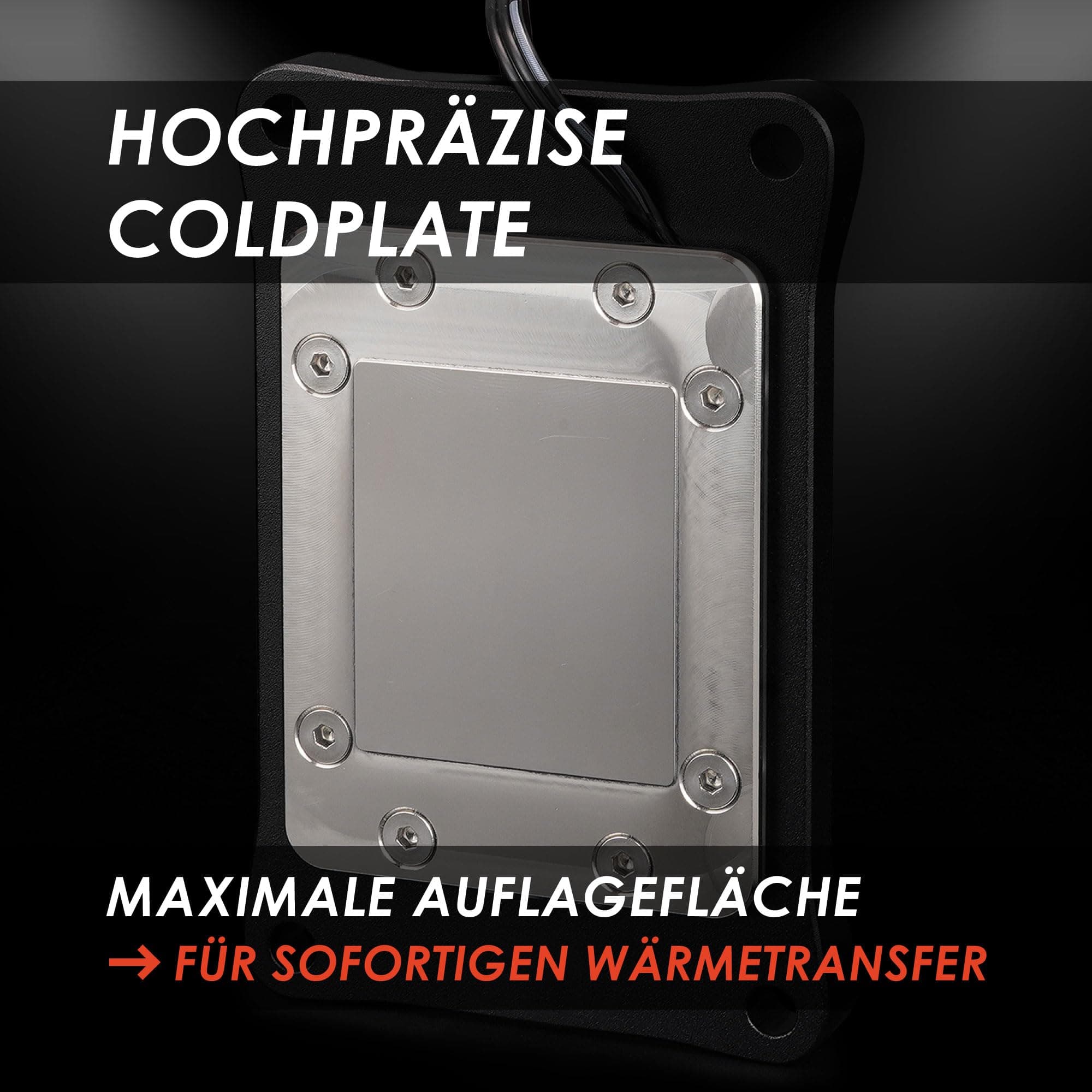 Thermal Grizzly Mycro Pro RGB Schwarz - High Performance Wasserkühlungsblock G1/4 für AMD AM5/AM4 - Coldplate aus Vernickeltem Kupfer, 0,2-mm-Mikrofinnen und Filter für Custom Wasserkühlung Schwarz AMD AM4/AM5 Bild 5