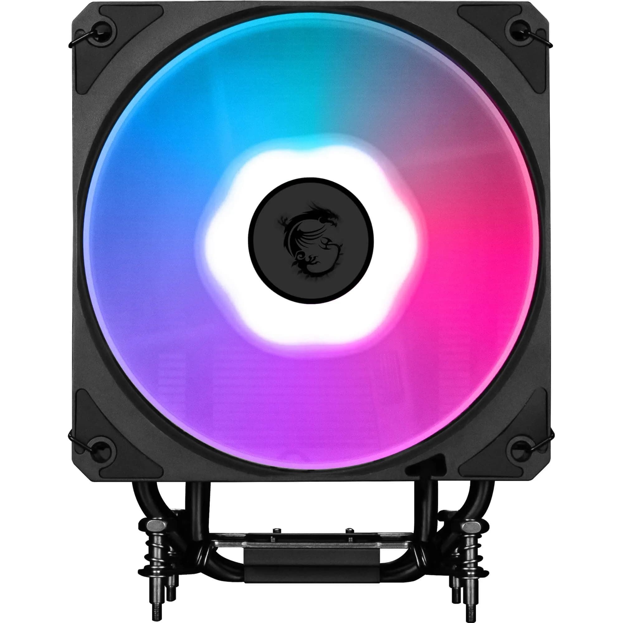MSI MAG COREFROZR AA13 CPU-Luftkühler – Direct Touch, vier 6-mm-Kupfer-Heatpipes, ARGB, CycloBlade 7, voraufgetragene Wärmeleitpaste, Lüfter mit Rifle-Lager Bild 2