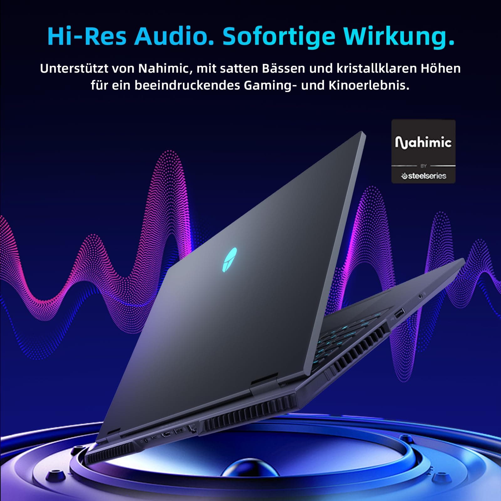 Thunderobot Radiant 16 Gaming-Laptop, Intel i7-14700HX, RTX 5060, AI Notebook, 32 GB DDR5, 1 TB SSD, 16" QHD+ 240Hz Display, 8 GB GDDR7, Win11 Pro, Effiziente Kühlung, E-Sport RZ16 5060 Bild 8
