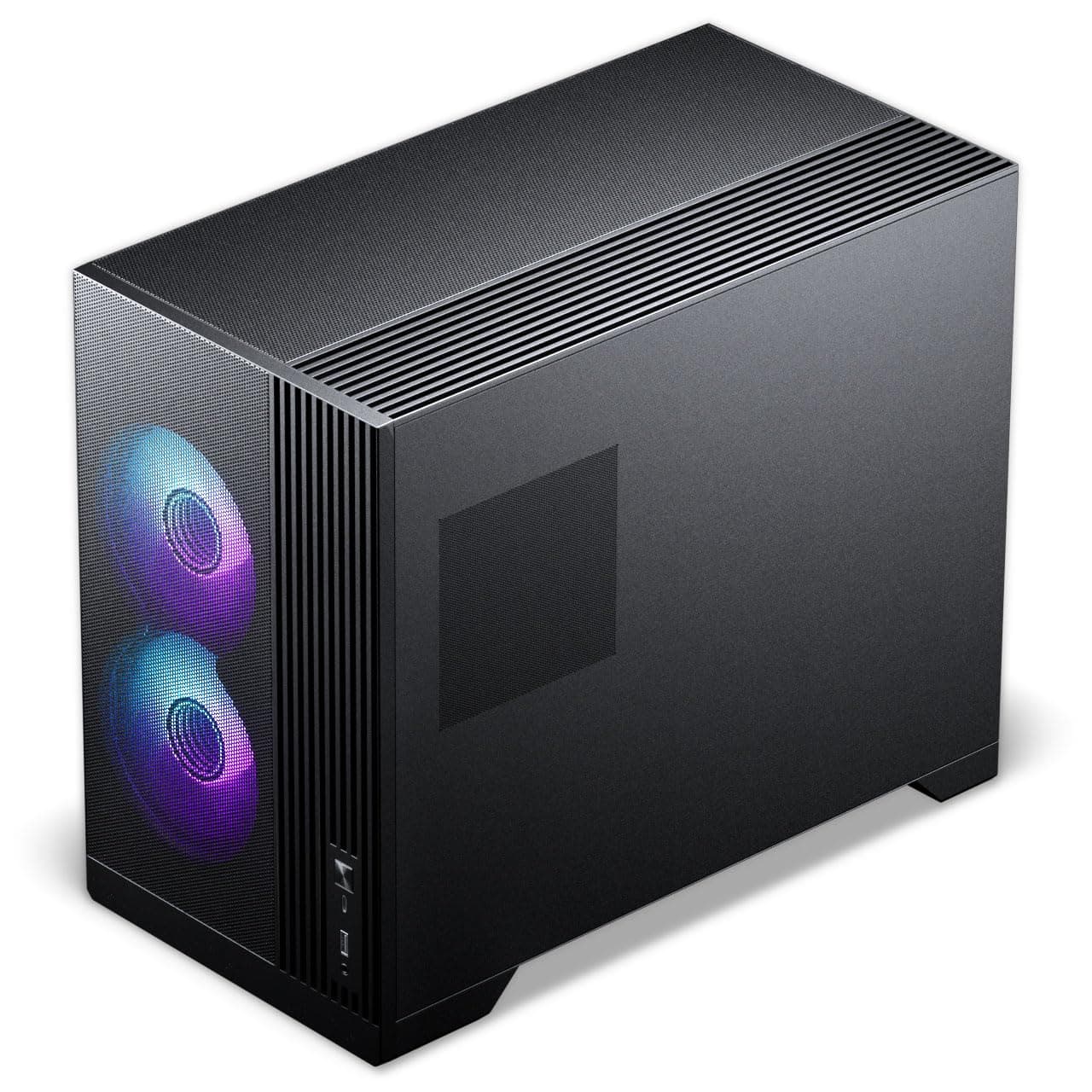 Phanteks XT M3 Mini-Tower PC-Gehäuse Schwarz – Kompaktes Micro-ATX Case mit Tempered Glass, Unterstützung für 360-mm-Radiator & 430-mm-Grafikkarten – Ohne Lüfter Bild 3