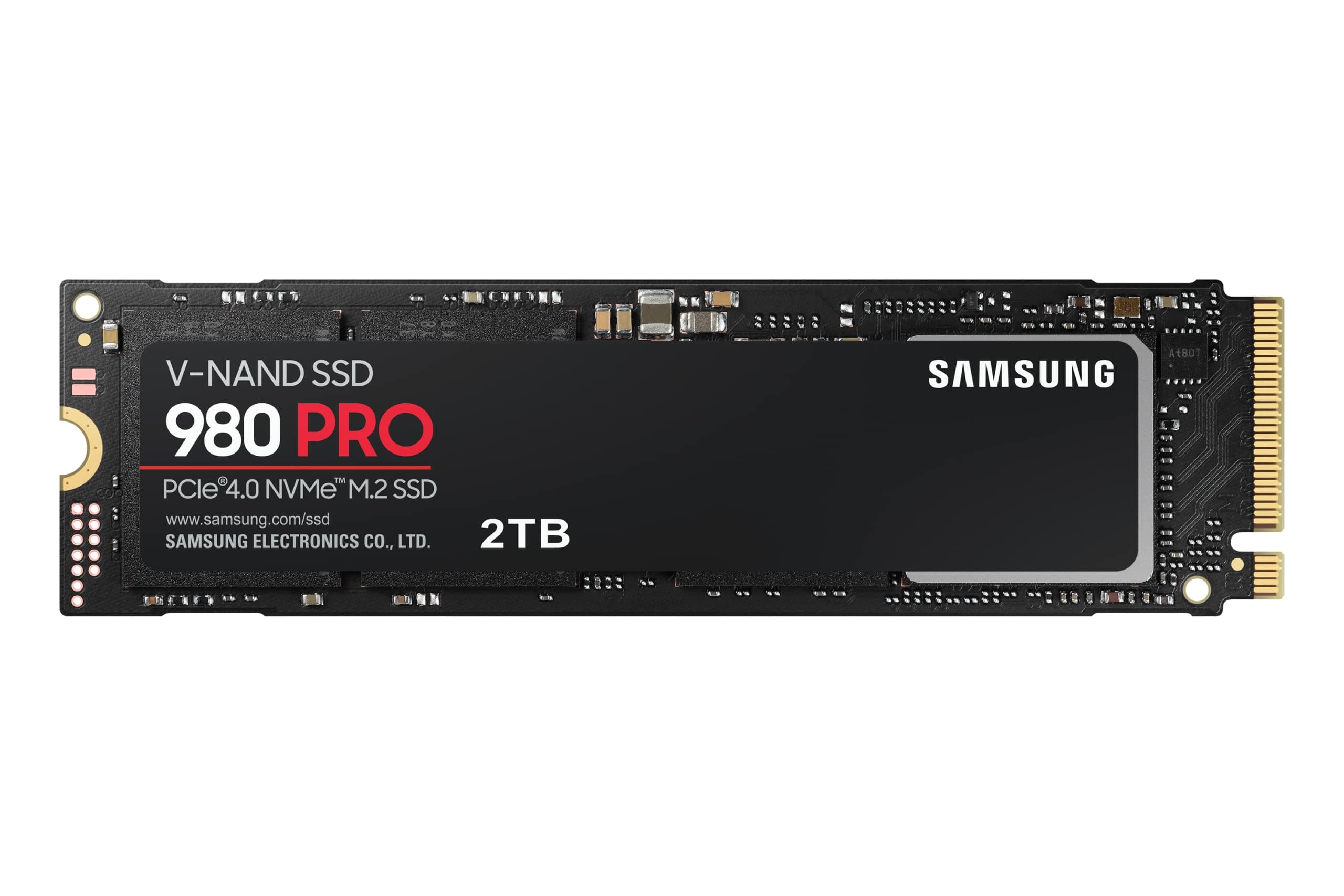 Samsung 980 PRO NVMe M.2 SSD, 2 TB, PCIe 4.0, 7.000 MB/s Lesen, 5.000 MB/s Schreiben, Interne SSD für Gaming und Videobearbeitung, MZ-V8P2T0BW Bild 2