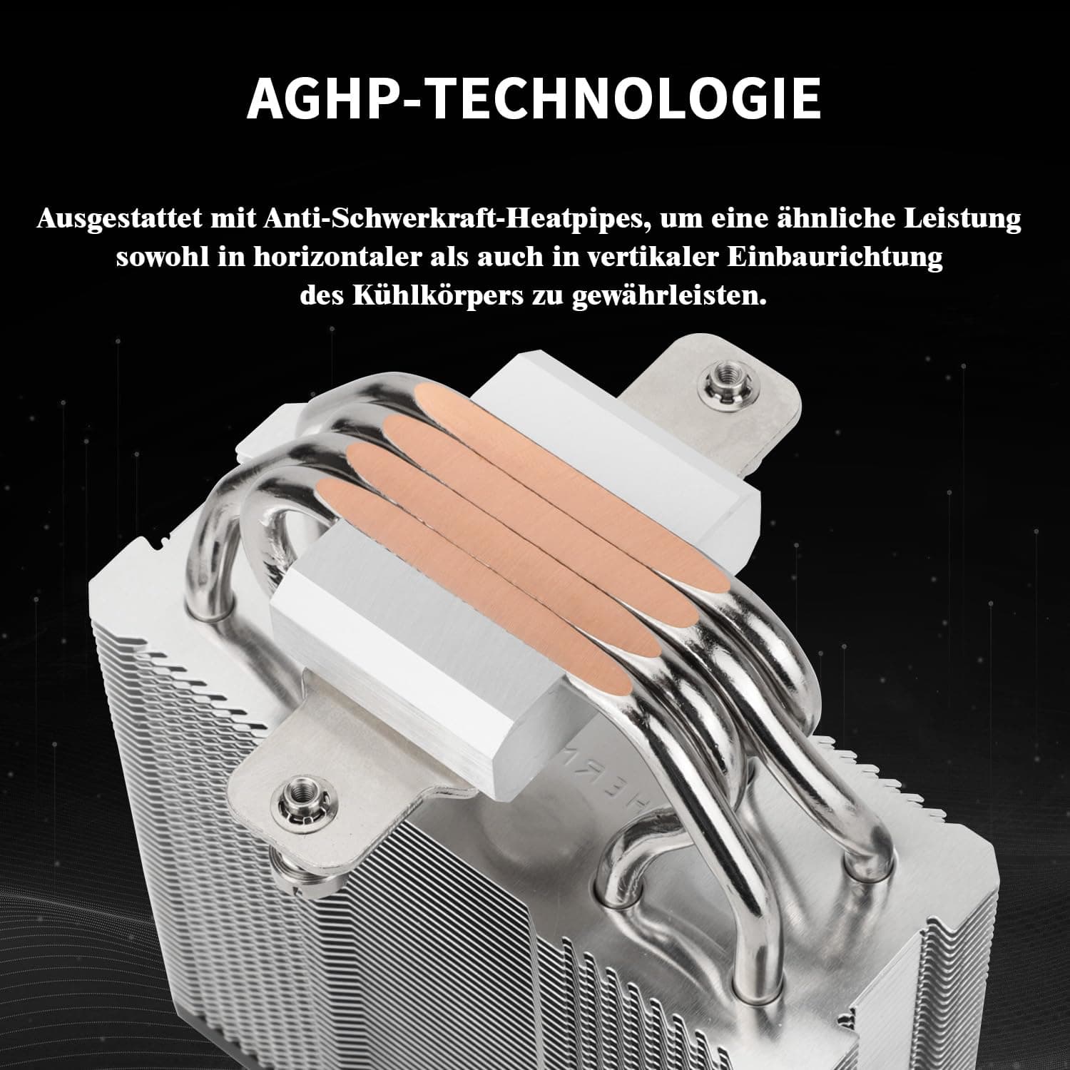 Thermalright Assassin X 120R Digitaler ARGB Black CPU-Kühler, Digitaler Bildschirm Top Cover, TL-P12-S PWM Quiet Fan CPU Luftkühler, Unterstützung AM4/AM5, Intel LGA1851/1700/1150/1151/1200 AX120R D ARGB Black Bild 3