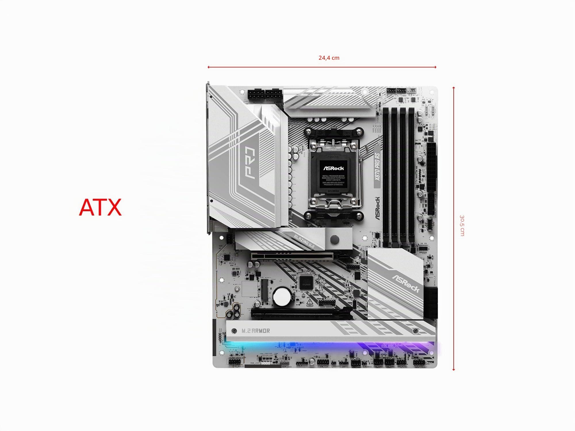 ASRock X870 PRO RS 90-MXBPZ0-A0UAYZ Bild 5