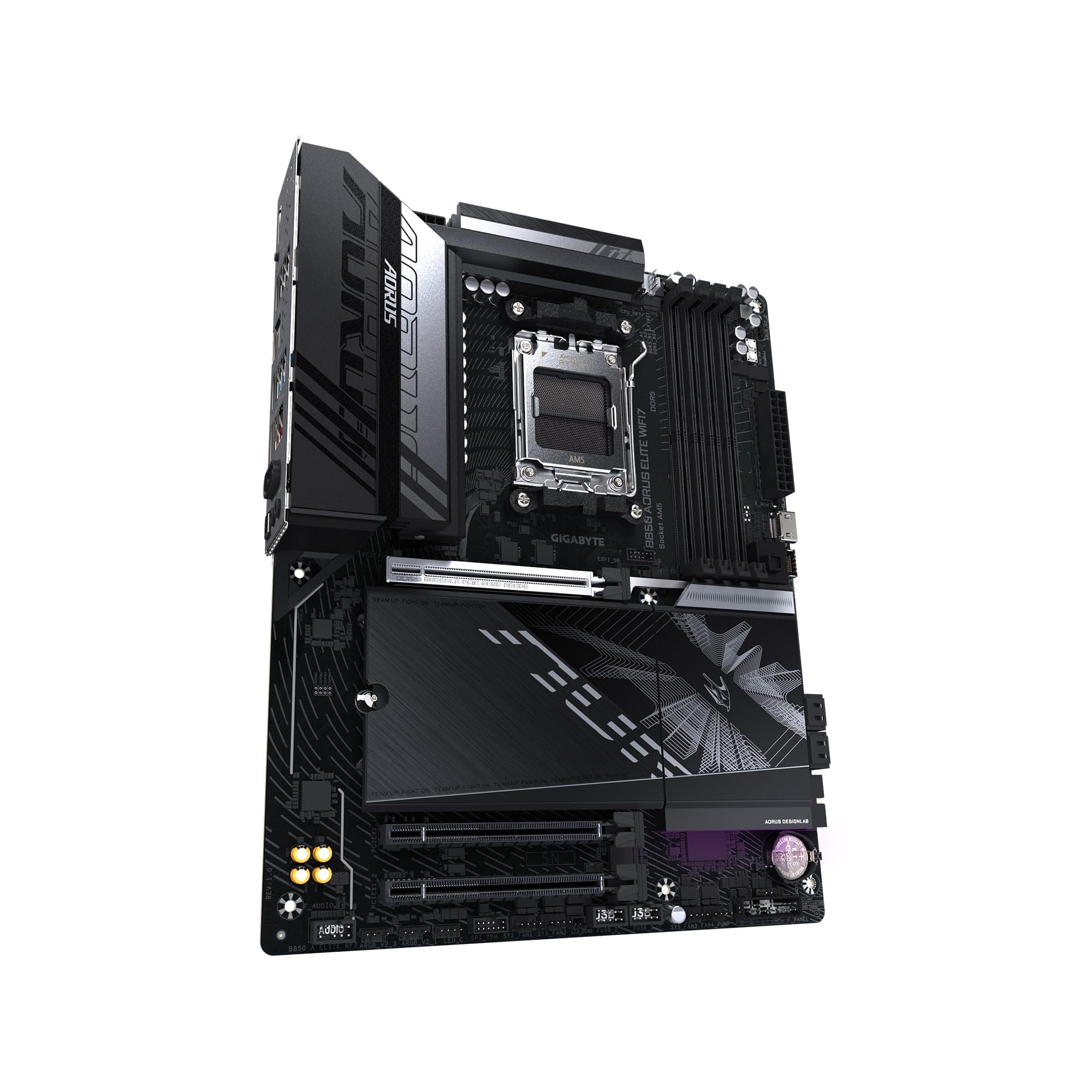 GIGABYTE B850 AORUS Elite WIFI7 AMD AM5 LGA 1718 Motherboard, ATX, DDR5, 3X M.2, PCIe 5.0, USB-C, WIFI7, 2.5GbE LAN, EZ-Latch, 5 Jahre Garantie Bild 7