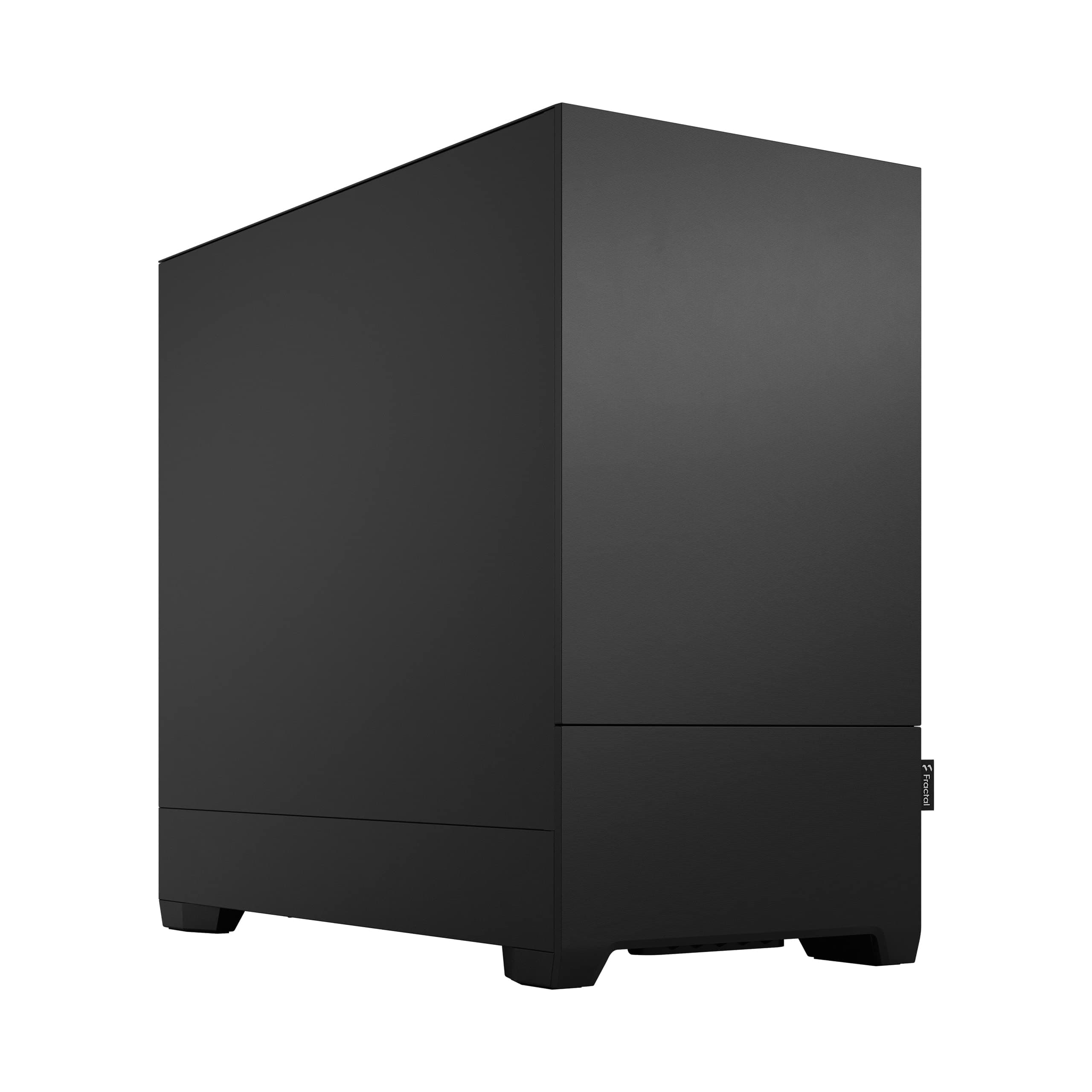 Fractal Design Pop Mini Silent – mATX Case/Mini ITX Case mit Bitumen-Dämmung, 3X 120 mm Lüfter, geschlossener Front – Lautloses pc gehäuse in Schwarz Schwarz Mini Silent