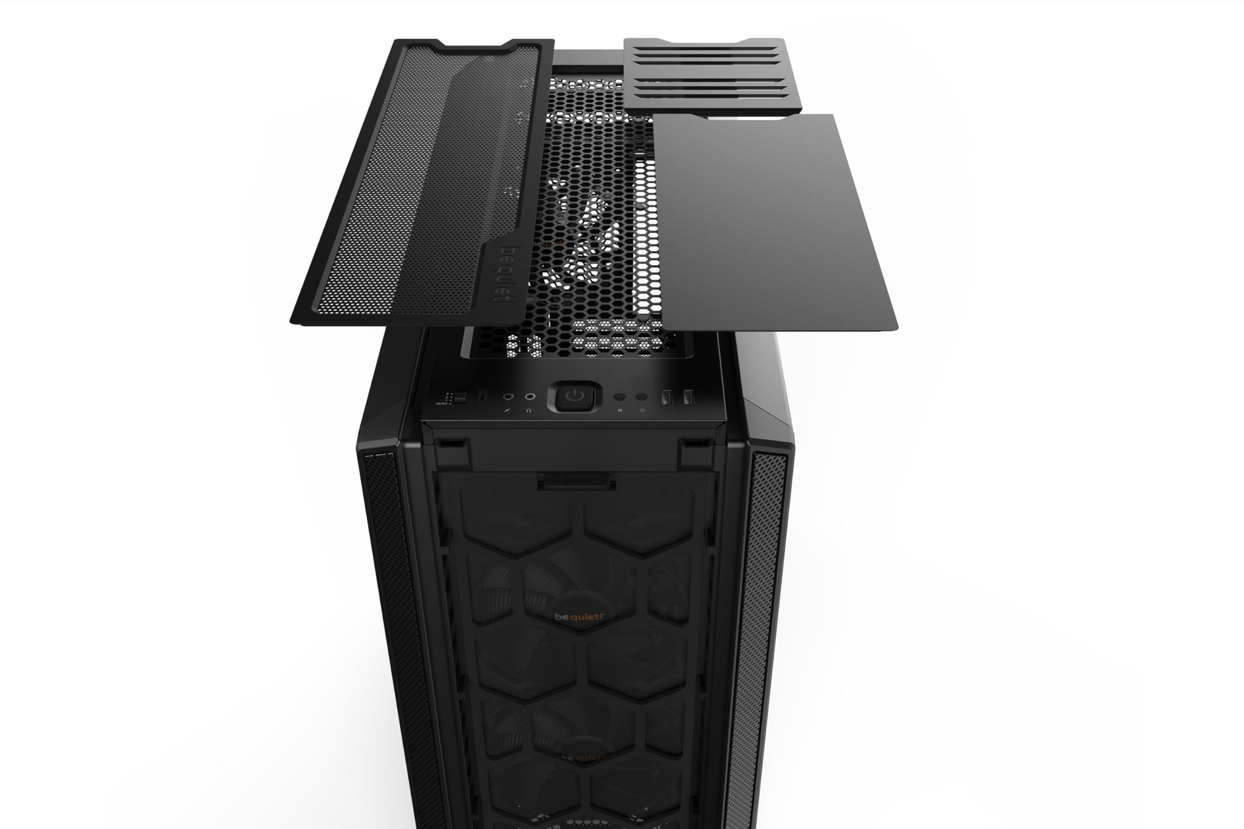 be quiet! Silent Base 802 Black PC-Gehäuse, 3X Pure Wings 140mm, 2 austauschbare Top- und Frontcover, entkoppeltes Mainboardtray Bild 7