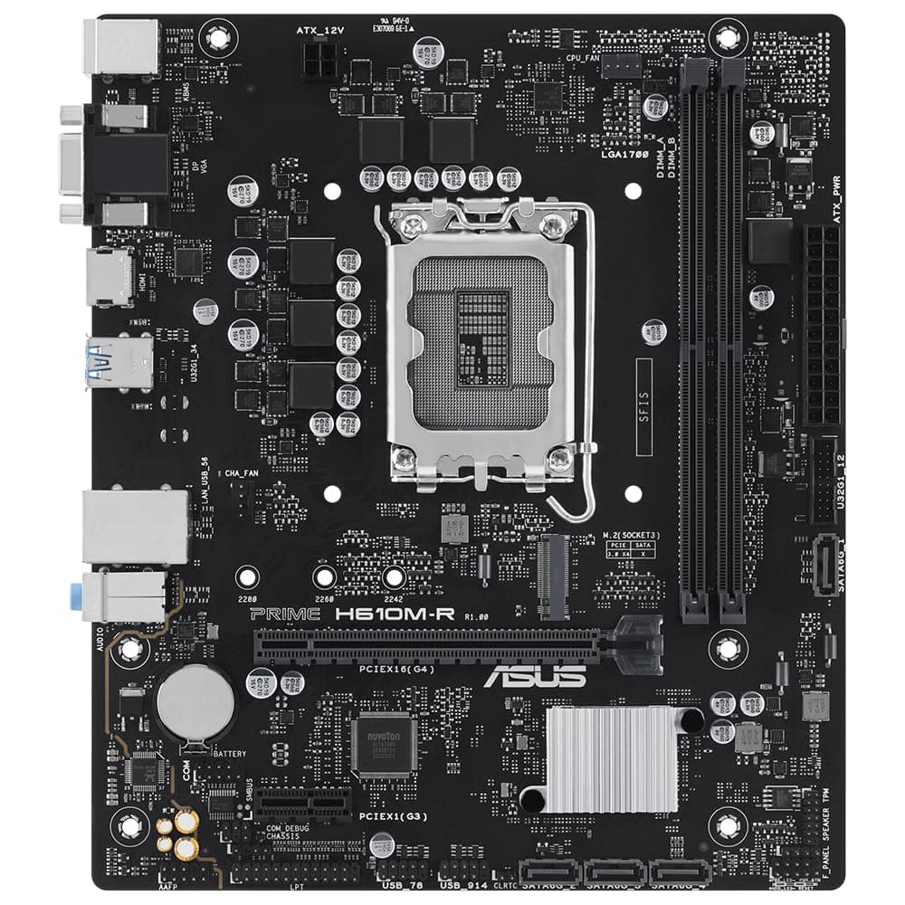ASUS PRIME H610M-R-SI New BIOS - Sockel Intel 1700 - Chipsatz Intel H610 (Intel,1700,DDR5,mATX) (90MB1GL0-M0ECY0) Bild 2