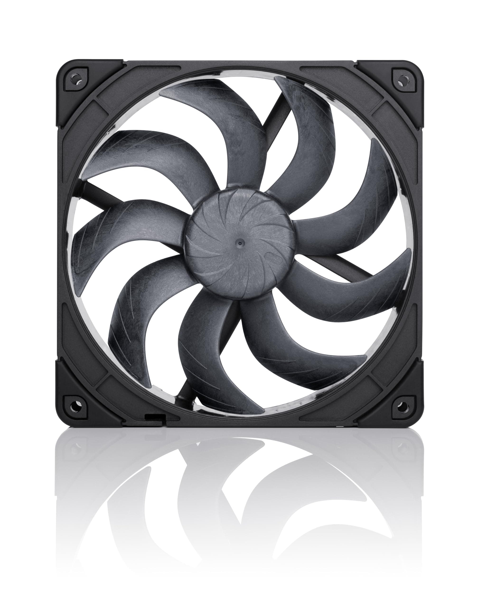 Noctua NF-A14x25 G2 PWM chromax.black, Leiser 140mm PC-Lüfter in Premium-Qualität, 4-Pin (Schwarz) Bild 3
