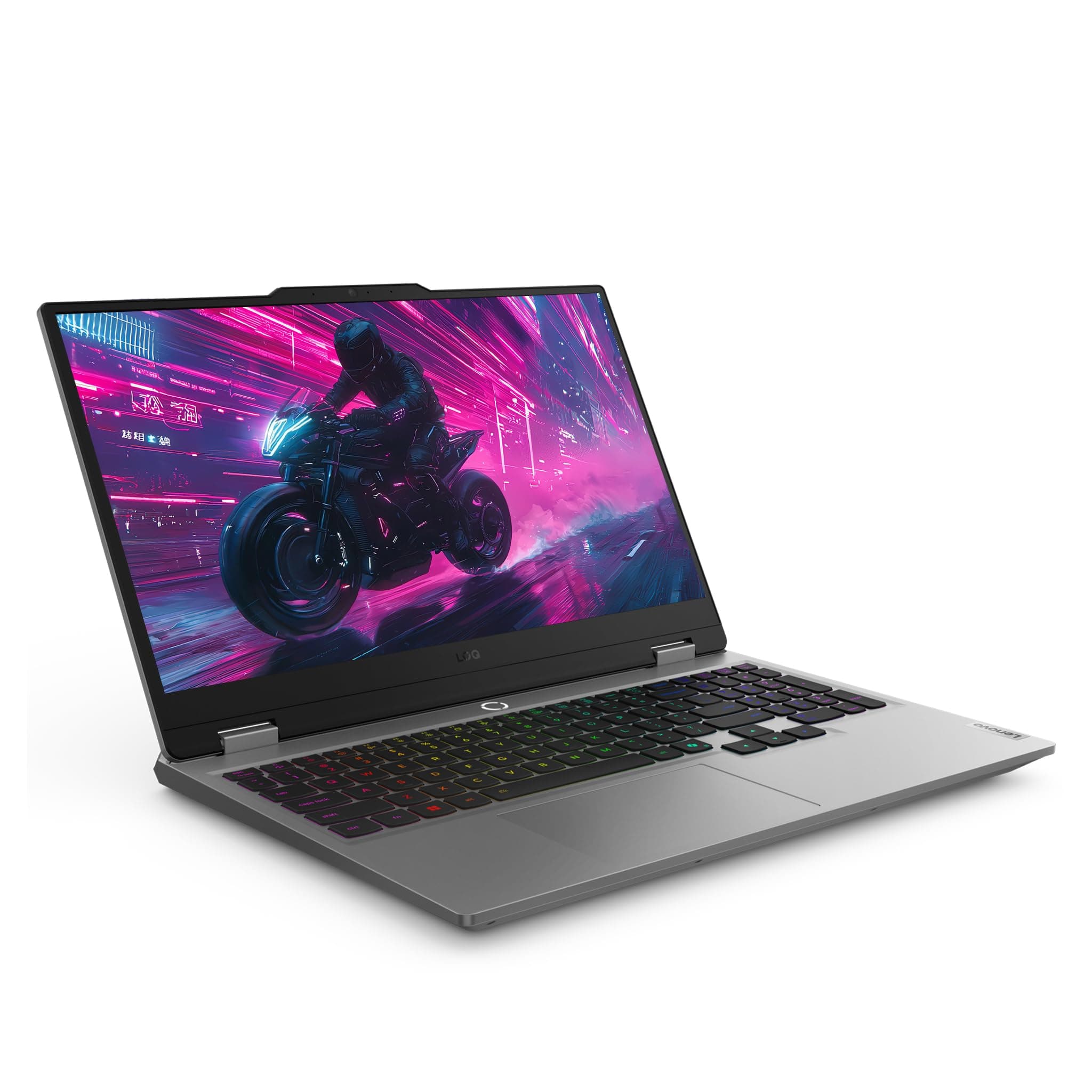 Lenovo LOQ 15AHP10 Gaming Laptop, AMD Ryzen 5 220, 32 GB DDR5 RAM, 1 TB PCIe SSD, 15.6" FHD (1920x1080) IPS Display, NVIDIA GeForce RTX 5050, Deutsches Tastatur-Layout, W11 Home, Luna Grey 32 GB RAM | 1 TB SSD Windows 11 Home Bild 2