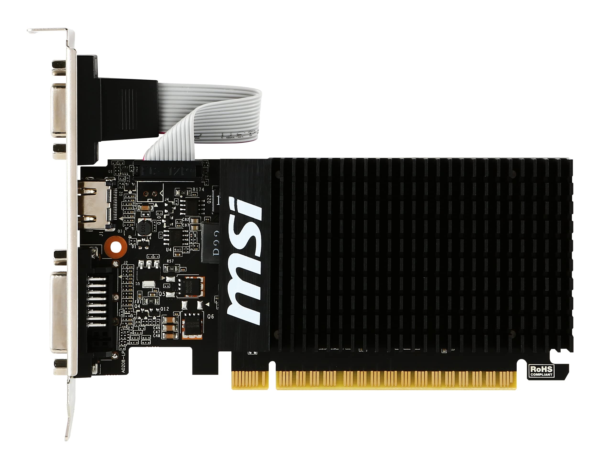Msi Geforce Gt 710 2gb Ddr3 MSI NVIDIA GT 710 2GB Low Profile PASSIVE Single Bild 4