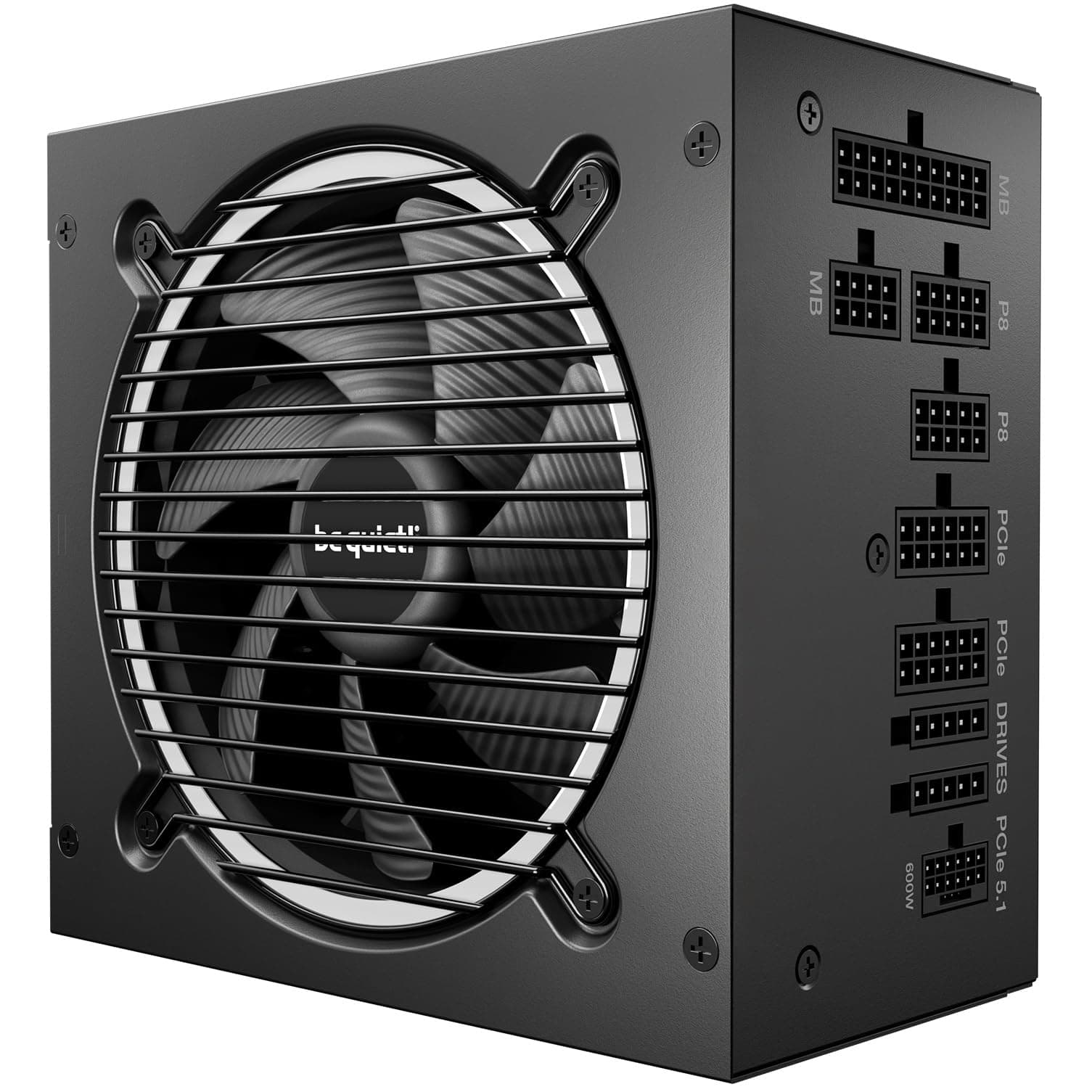be quiet! Pure Power 13 M 850W Netzteil, 80 Plus® Gold Effizienz, ATX 3.1-Netzteil, für PCIe 5.1 GPUs, 120mm be quiet! Lüfter, semi-passiver Betrieb möglich, LLC-Technologie, Single-Rail Bild 2