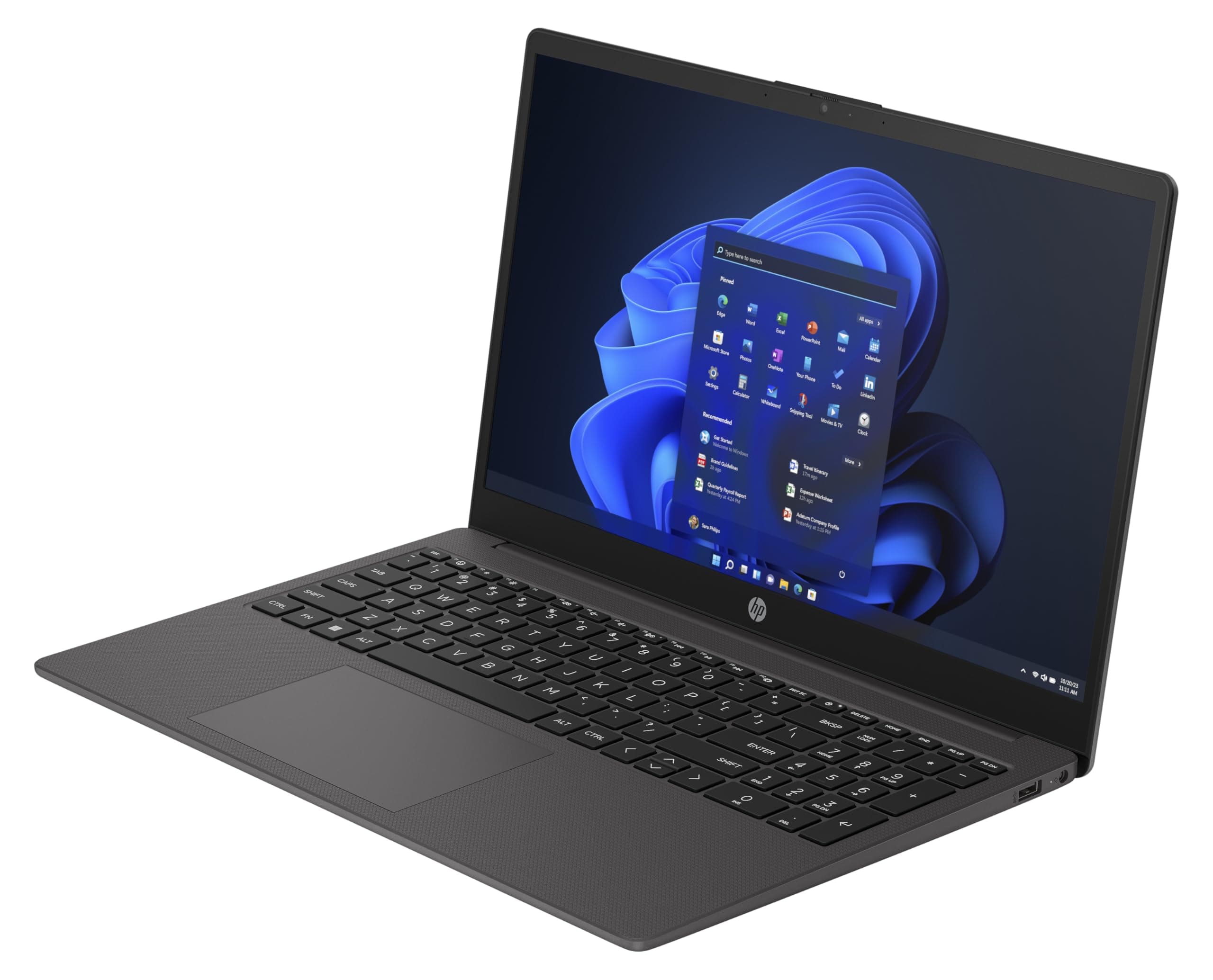 HP Laptop, 15,6 Zoll IPS Full-HD Display, Intel Core i7 1355U, 10 x 5.00 GHz, 16 GB DDR4 RAM, 512 GB SSD, Intel Iris Xe, Schwarz, Norton 360, Windows 11 Bild 3