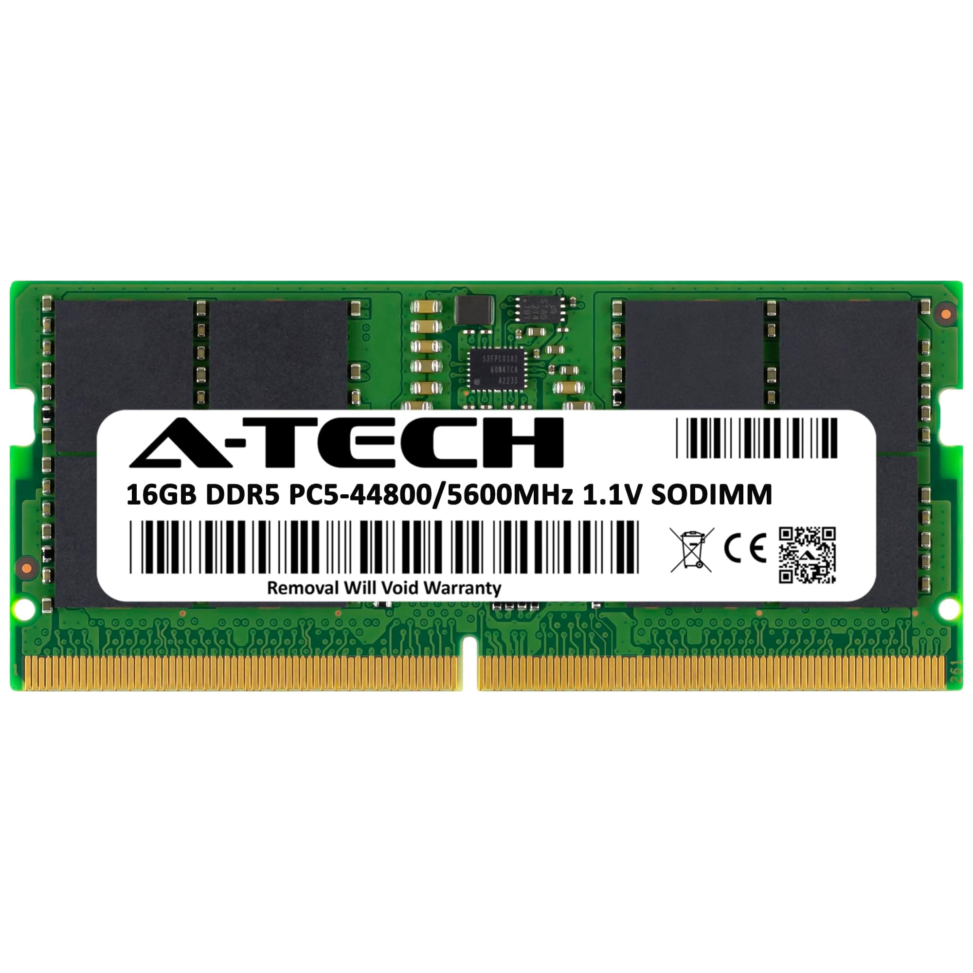 A-Tech RAM-Speicher-Upgrade-Modul (16 GB, DDR5, 5600 MHz, PC5-44800, CL46, SODIMM, 1,1 V, Non-ECC, ungepuffert, SO-DIMM, 262-polig) 16GB DDR5 5600 MHz Bild 5