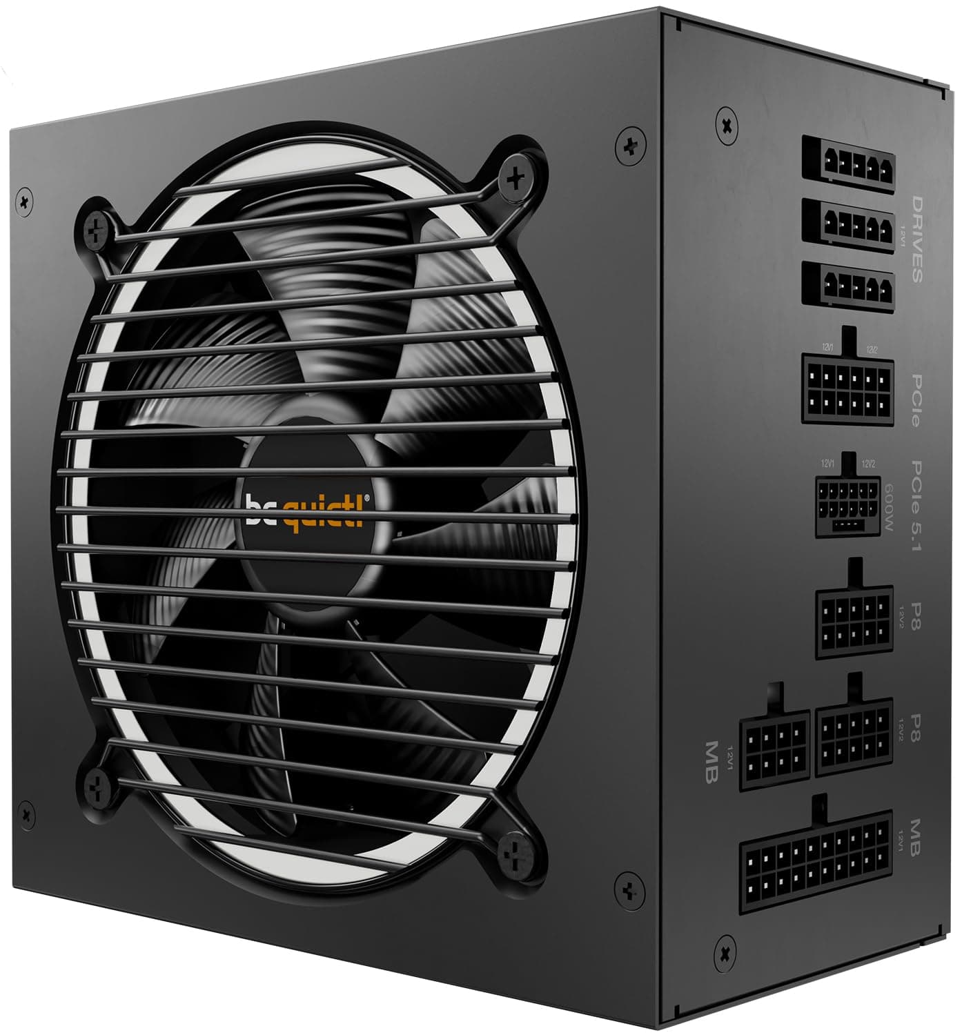 be quiet! Pure Power 12 M 750W, ATX 3.1 und PCIe 5.1 kompatibel, 80 Plus Gold, modulares Netzteil, 12V-2x6-Kabel inkludiert, 120mm be quiet! Lüfter, BN343 Bild 2