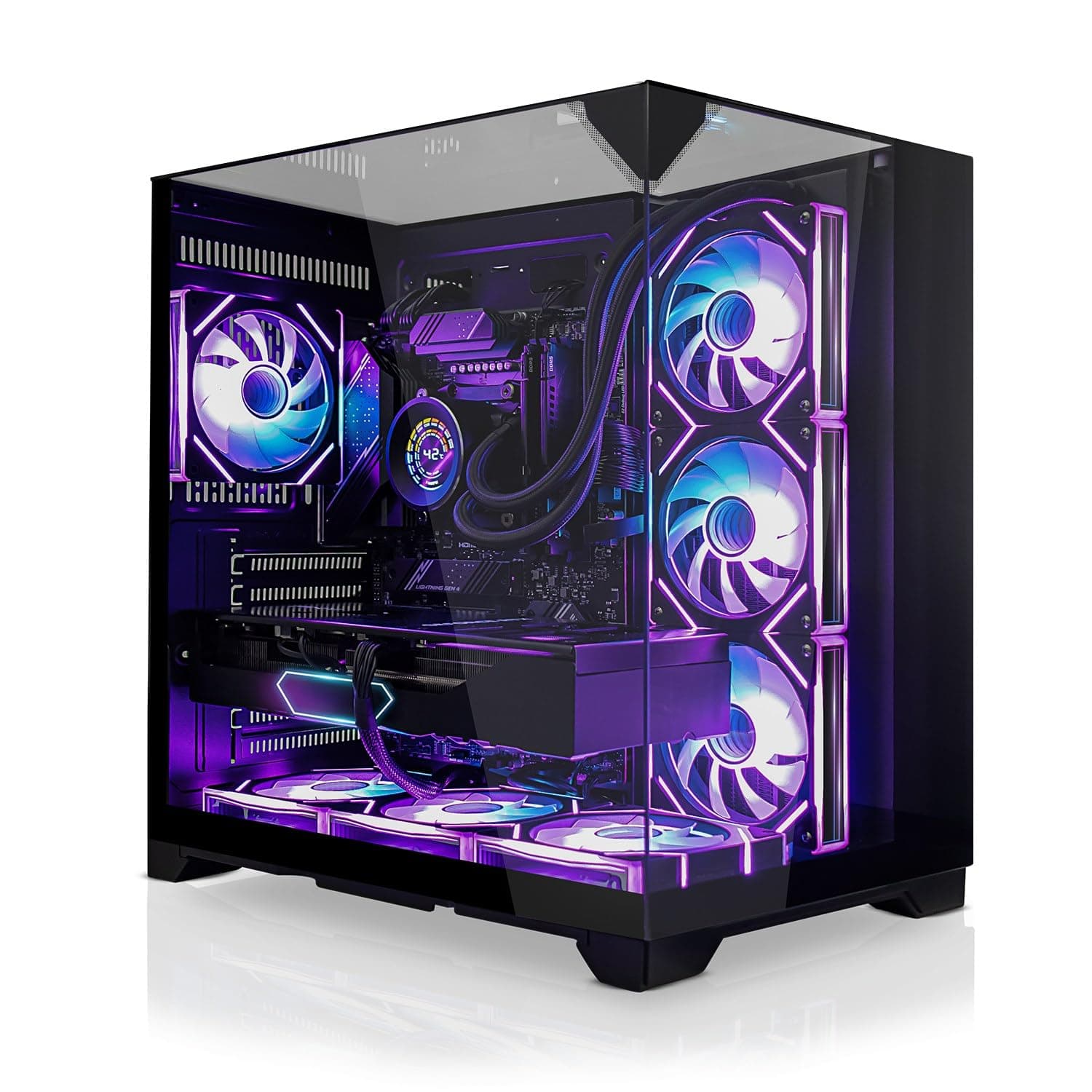 SYSTEMTREFF High-End Gaming PC Intel Core i9-14900KF 8x6GHz | Nvidia RTX 5080 16GB DX12 | 2TB M.2 NVMe | 32GB DDR5 RAM | Windows 11 | Desktop Computer Rechner für Gamer, Zocker & Streamer