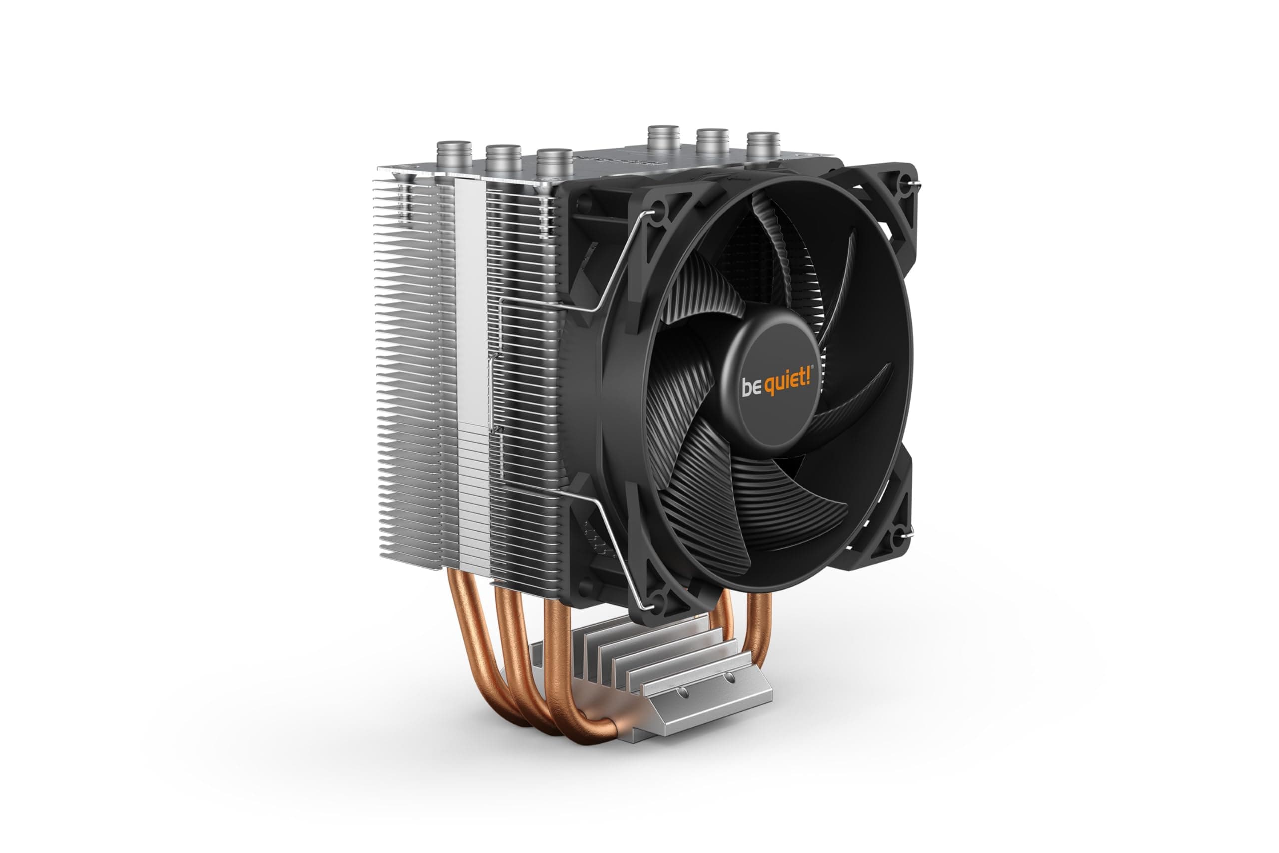 be quiet! Pure Rock Slim 2, CPU Kühler, 130W TDP, Pure Wings 2 92mm PWM Lüfter, 3 Heatpipes, asymmetrisches Design, Slim Tower Bild 2