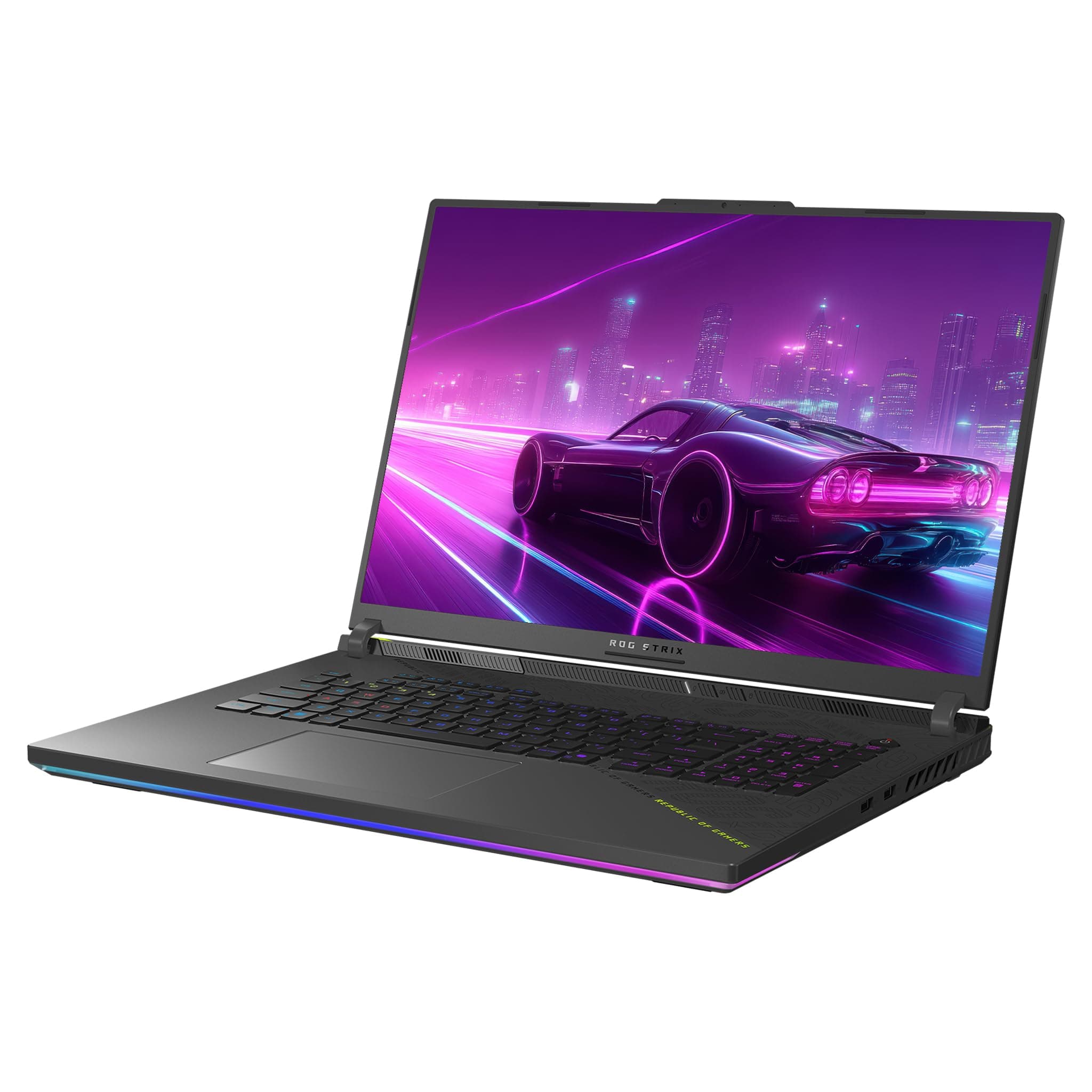 ASUS ROG Strix G18 Gaming Laptop, AMD Ryzen 9-8940HX, 32 GB DDR5 RAM, 2 TB PCIe SSD, 18" WUXGA (1920x1200) Display, Nvidia GeForce RTX 5070 Graphics, RGB QWERTZ Tastatur, Windows 11 Home, Grau 32 GB RAM | 2 TB SSD Windows 11 Home Bild 3