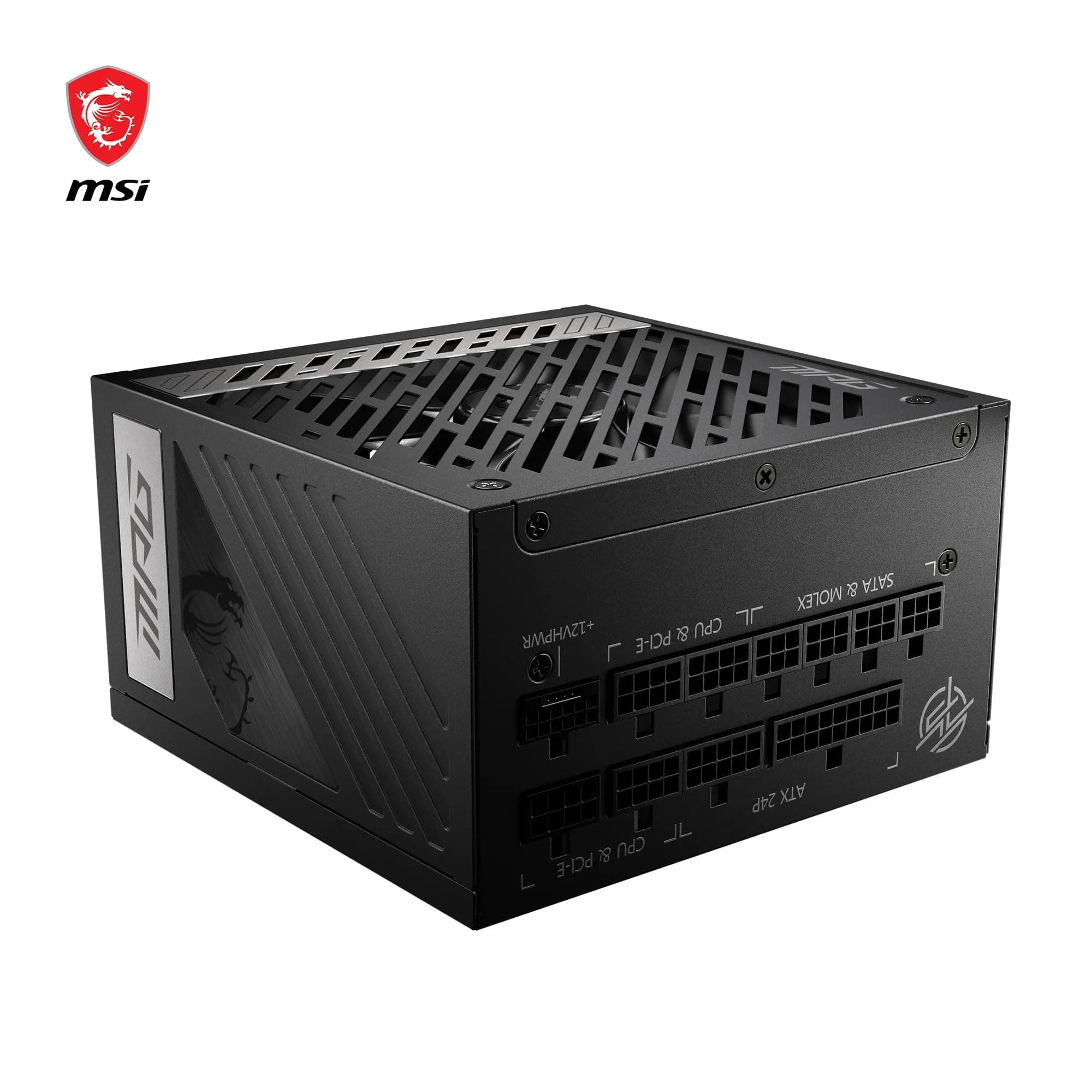 MSI MPG A1000G PCIE5 Netzteil EU Stecker, 1000W, 80 Plus Gold Zertifiziert, vollmodulares ATX 3.0, unterstützt PCIe 5.0 GPU, japanische 105°C Kondensatoren, 0% RPM Modus, Flachkabel 1000W PCIE5 Bild 5