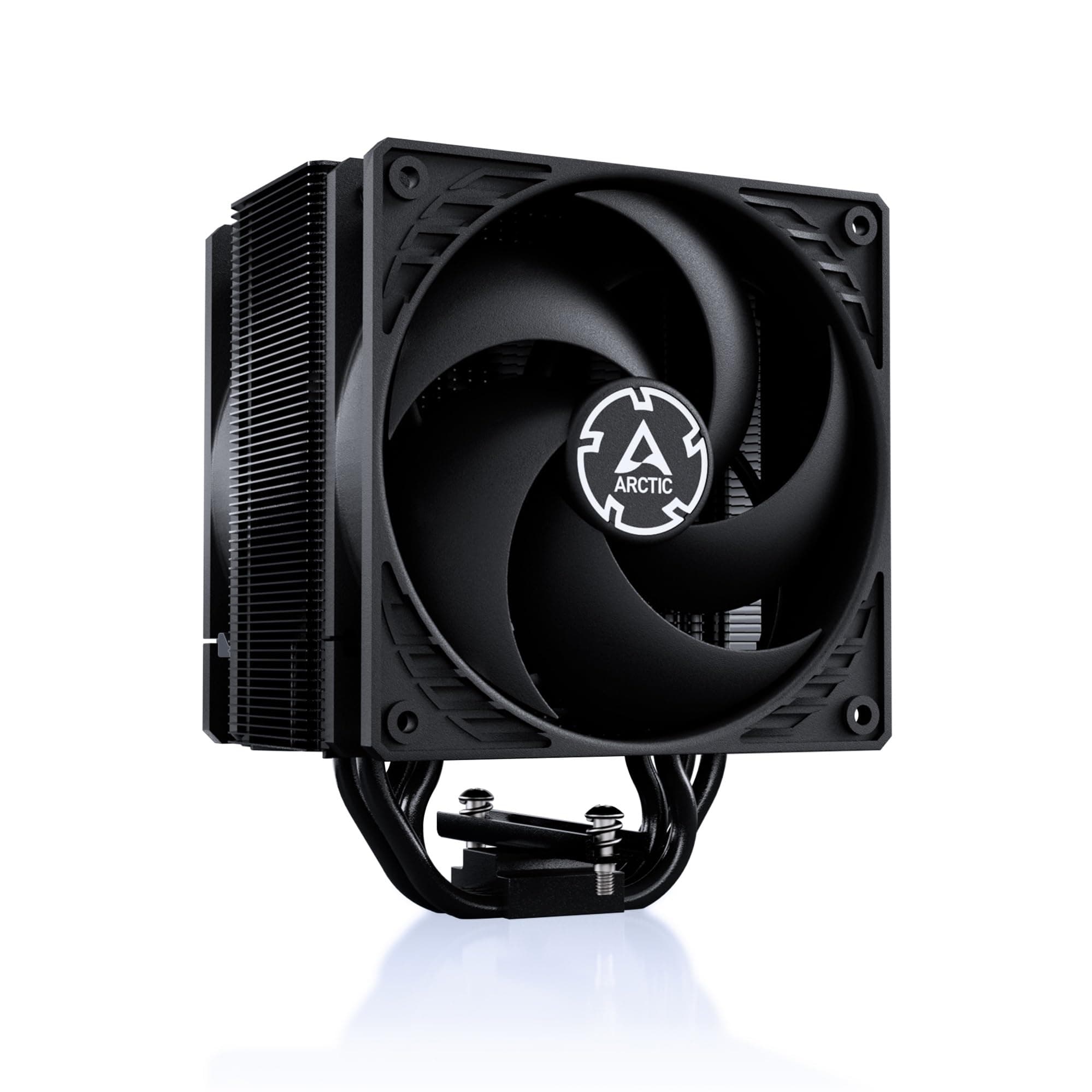 ARCTIC Freezer 36 (schwarz) - CPU Kühler mit Push-Pull für Intel & AMD, Single-Tower, Zwei druckoptimierte 120 mm P-Lüfter, Hydrodynamisches Gleitlager, 200–1800 rpm, inkl. MX-6 Wärmeleitpaste Freezer 36 Freezer 36 (schwarz)
