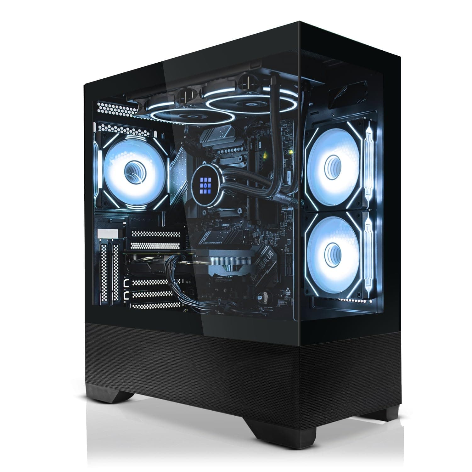 SYSTEMTREFF High-End Gaming PC Intel Core Ultra 7 265KF 8x5.5GHz | AMD Radeon RX 9070 XT 16GB DX12 | 1TB M.2 NVMe | 32GB DDR5 RAM | Windows 11 | Desktop Computer Rechner für Gamer, Zocker & Streamer