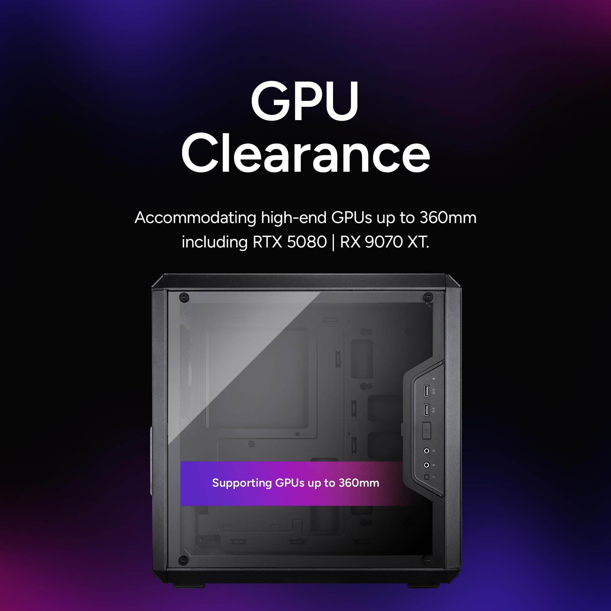 Cooler Master MasterBox Q300L PC Gehäuse 'Micro-ATX, Mini-ITX, USB 3.0, Seitenfenster' MCB-Q300L-KANN-S00 Bild 7