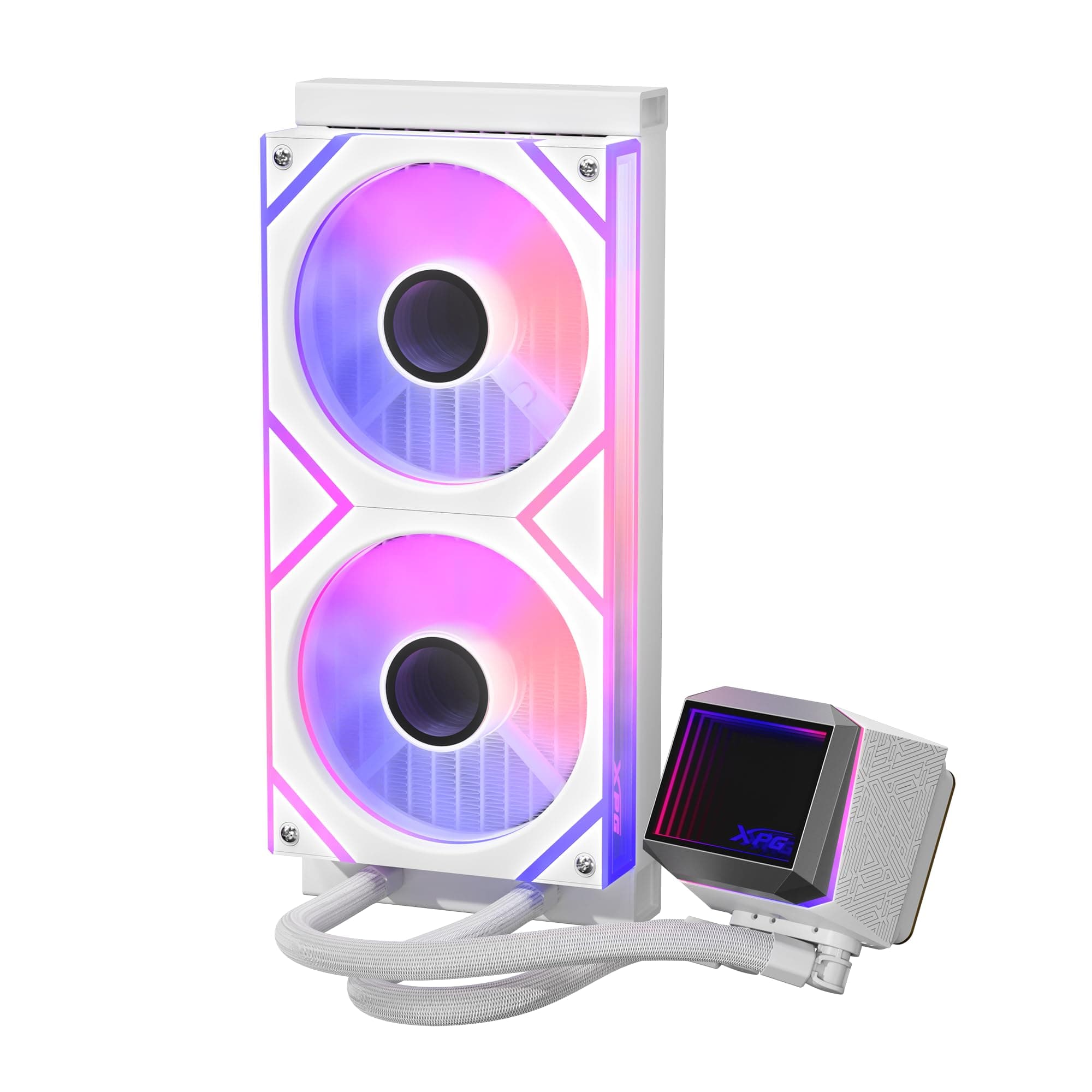 WAK XPG LEVANTE II 240 (2 * 120mm ARGB Fan) | weiß Bild 3