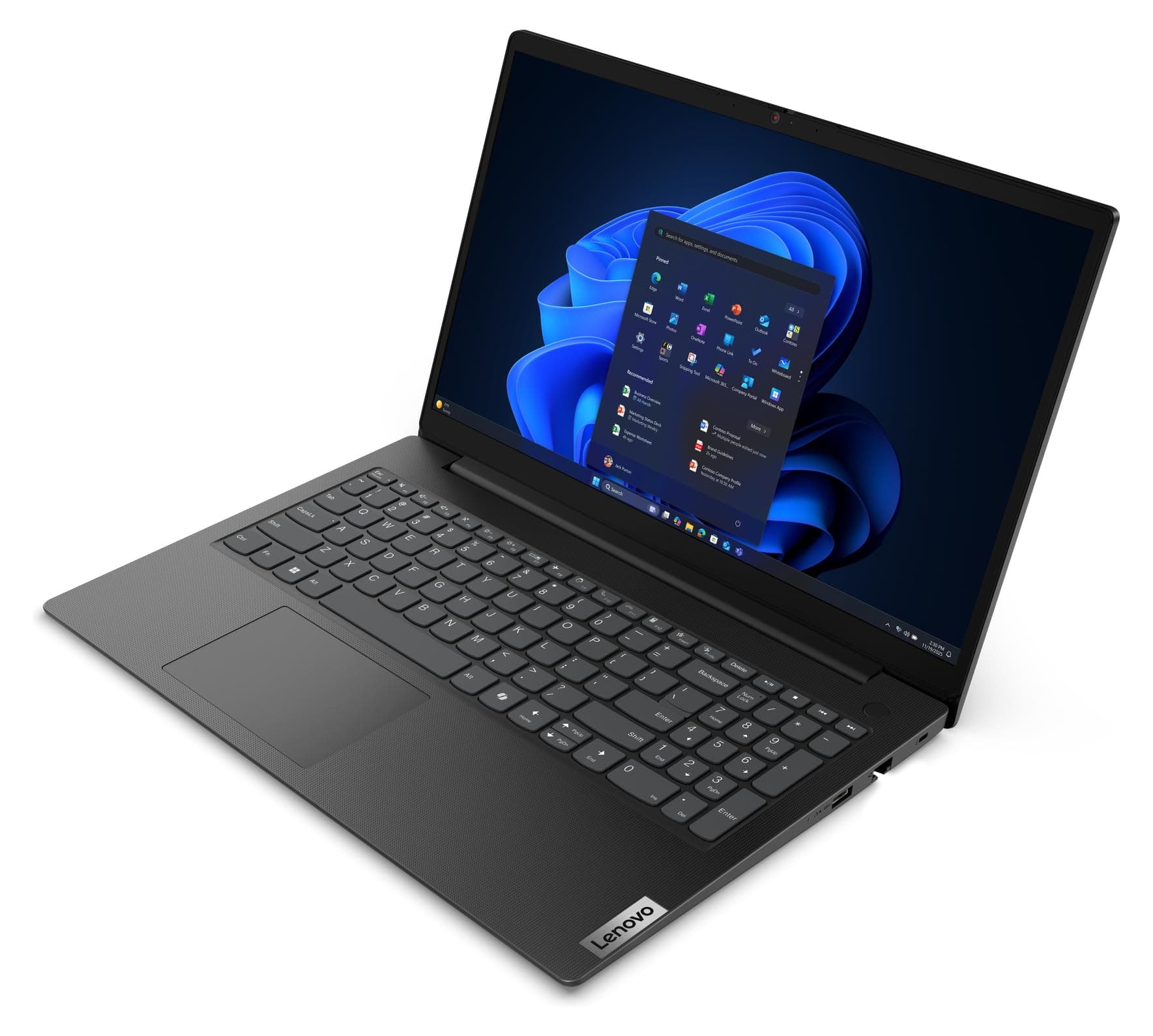 Lenovo V15 G6 Notebook 15,6" Intel Quad N150 @3,6GHz 8GB DDR5 256GB Festplatte FHD Windows 11 Laptop //Notebooktasche Bild 3