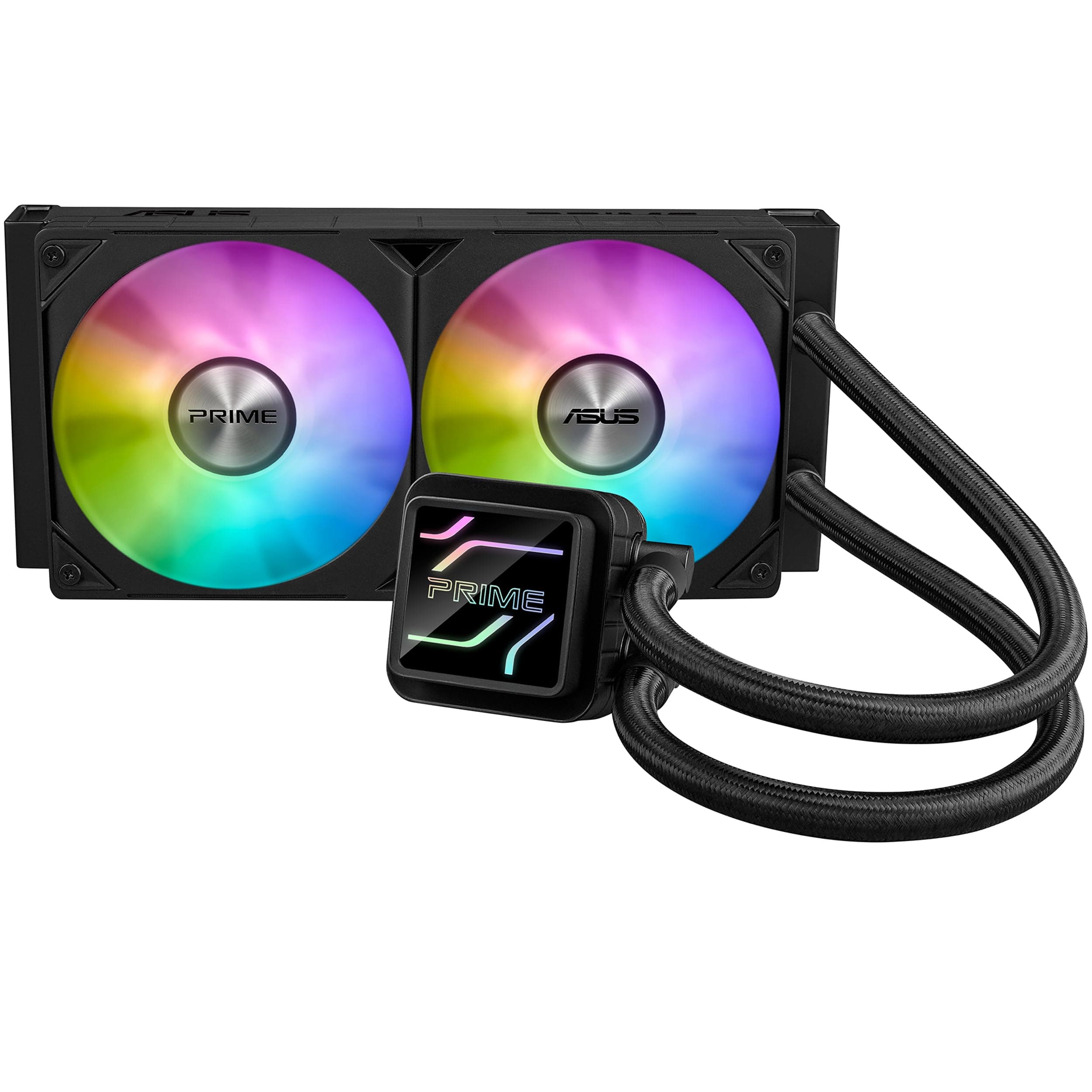 ASUS Prime LC 240 ARGB All-in-One-Flüssig-CPU-Wasserkühlung (zwei ARGB Lüfter, anpassbarer Infinity-Spiegel, 400 mm Schläuche, CPU-Sockel Intel LGA 1851, 1700, 1200, 115X, AMD AM5, AM5 Bild 2