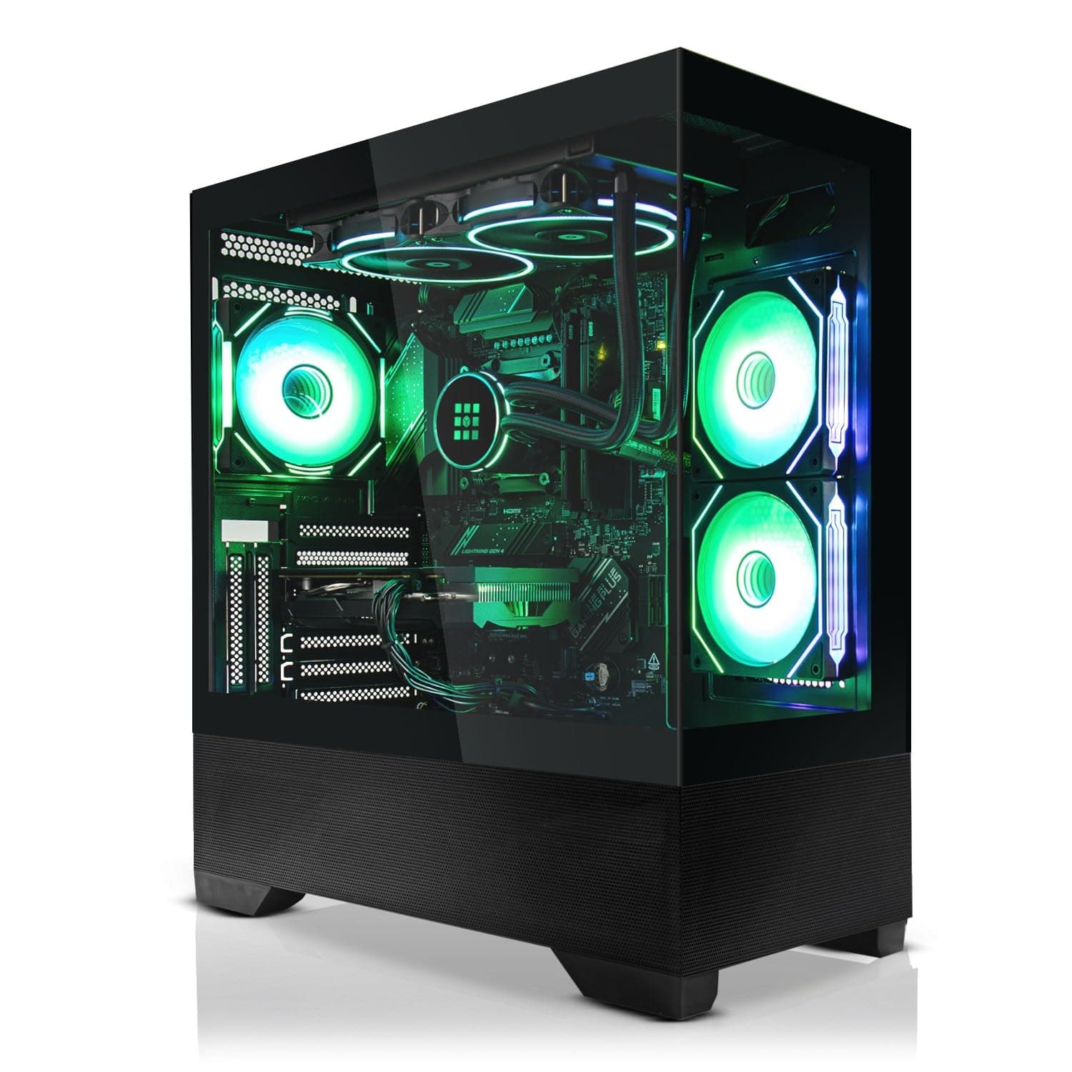 SYSTEMTREFF High-End Gaming PC Intel Core i7-13700KF 8x5.4GHz | AMD Radeon RX 9070 XT 16GB DX12 | 1TB M.2 NVMe | 32GB DDR5 RAM | Windows 11 | Desktop Computer Rechner für Gamer, Zocker & Streamer