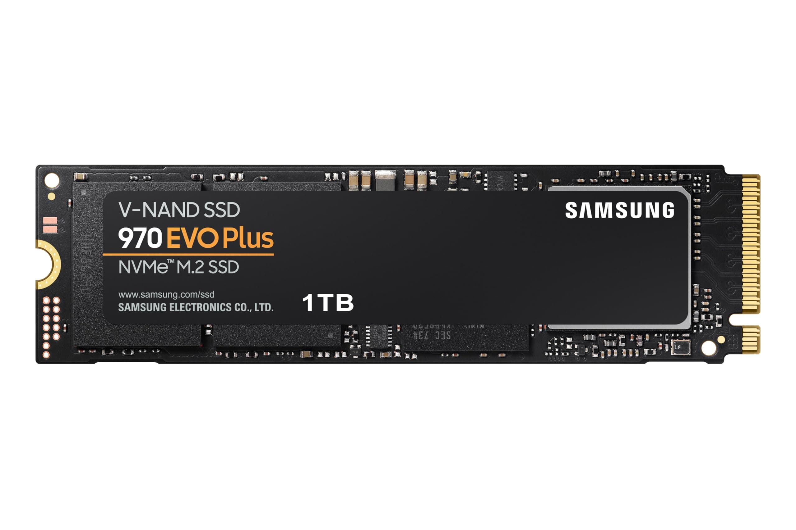 Samsung 970 EVO Plus NVMe M.2 SSD, 1 TB, PCIe 3.0, 3.500 MB/s Lesen, 3.200 MB/s Schreiben, Interne SSD für Gaming und Grafikbearbeitung, MZ-V7S1T0BW Bild 2