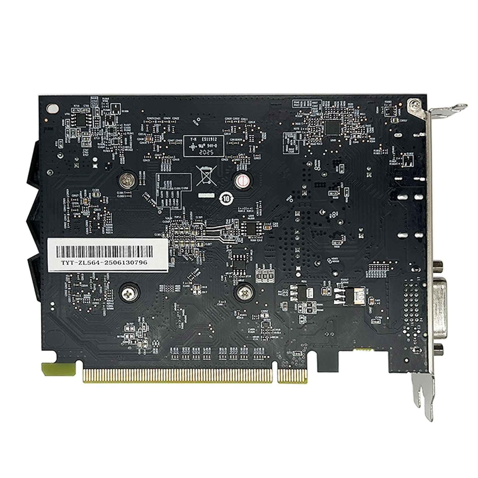 QTHREE Radeon RX 560 Grafikkarte, 4GB GDDR5 128-bit, HDMI, DisplayPort, DVI, Grafikkarten für PC, GPU, Videokarte, PCI Express x8, DirectX 12 Bild 5