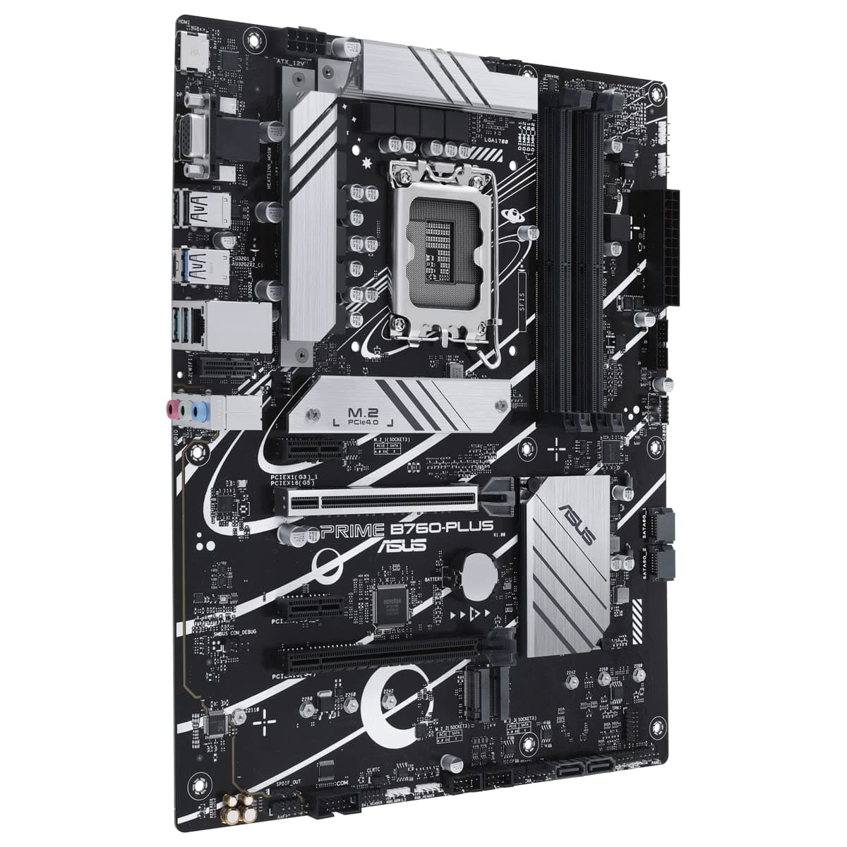ASUS Prime B760-PLUS Gaming Mainboard Sockel Intel LGA 1700 (Intel B760, ATX, DDR5 Speicher, PCIe 5.0, 3X PCIe 4.0 M.2, Thunderbolt 4, Aura Sync) Bild 5