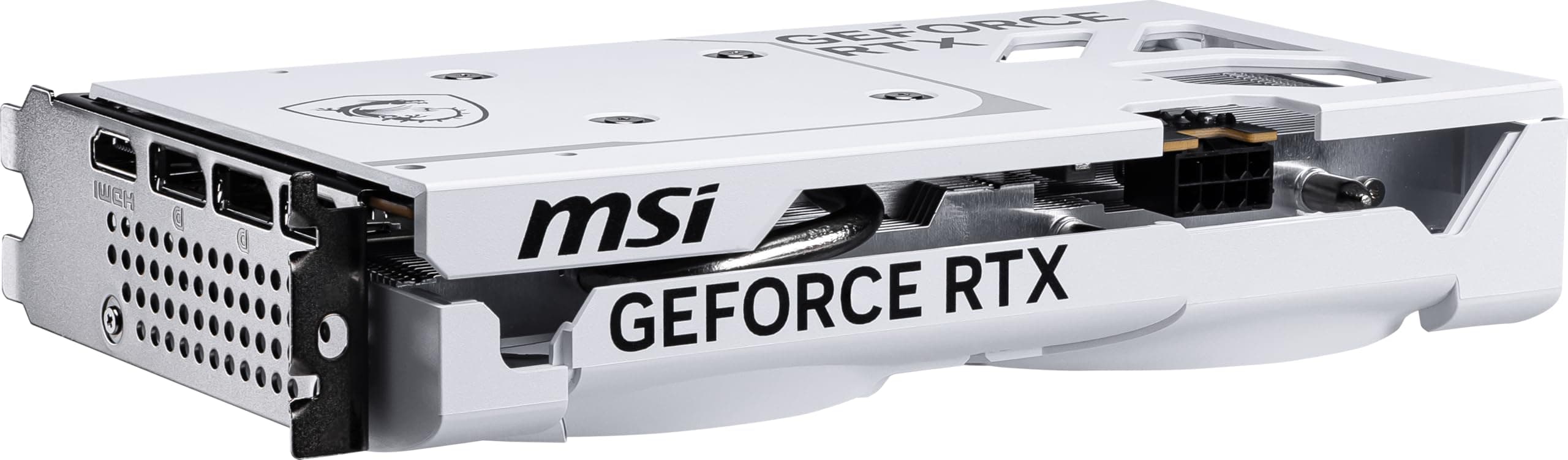 MSI Gaming RTX 5060 8G Ventus 2X OC Grafikkarte, weiß (8 GB GDDR7, TBA-bit, extreme Leistung: TBA MHz, DisplayPort x3 2.1a, HDMI 2.1b, NVIDIA Blackwell Architecture) Bild 7