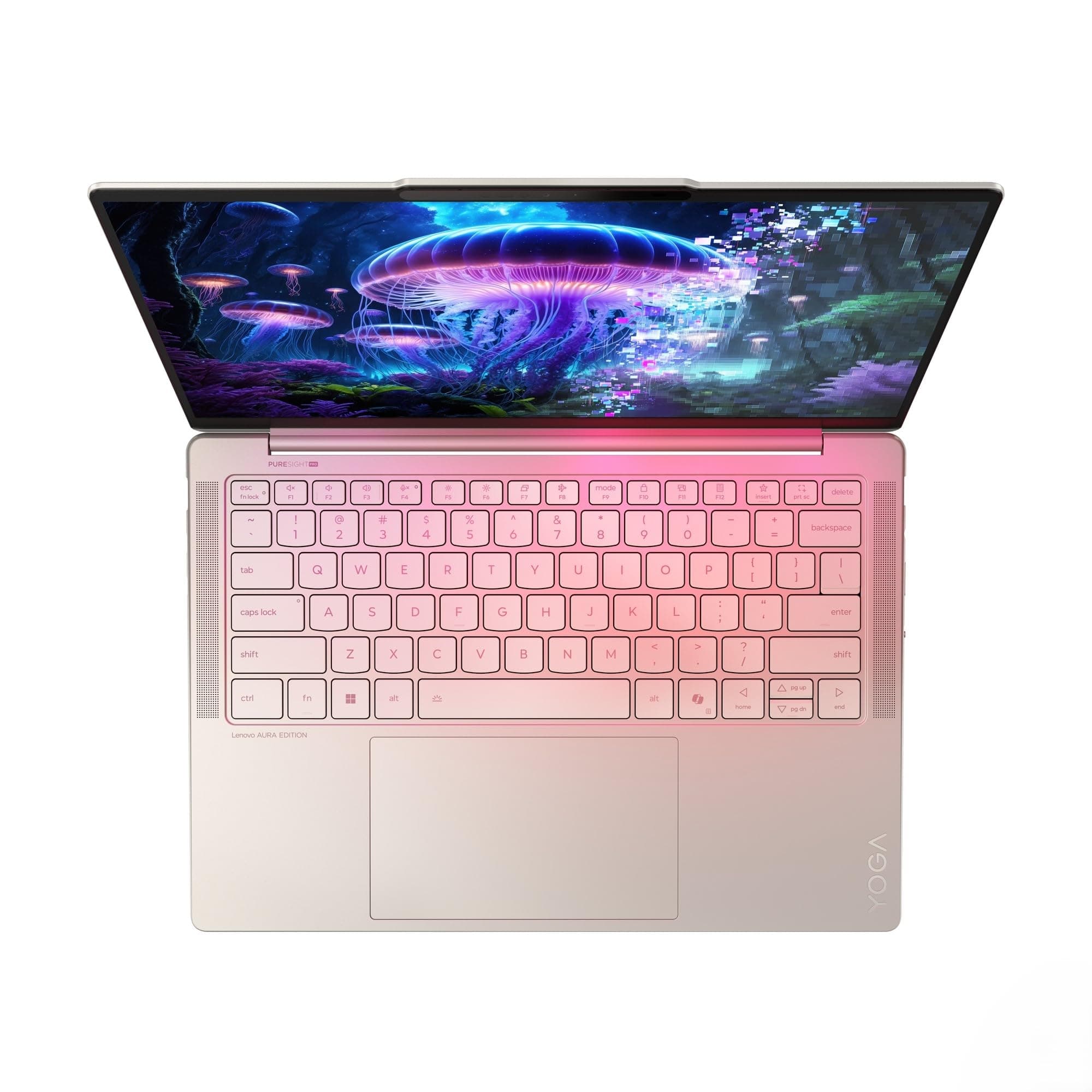Lenovo Yoga Slim 7i Aura Edition Laptop | 14" WUXGA OLED | Intel Core Ultra 7 256V | 16GB RAM | 512GB SSD | Intel Arc Grafik | Windows 11 | QWERTZ | Seashell | 3 Jahre Garantie Exklusiv bei Amazon Bild 4