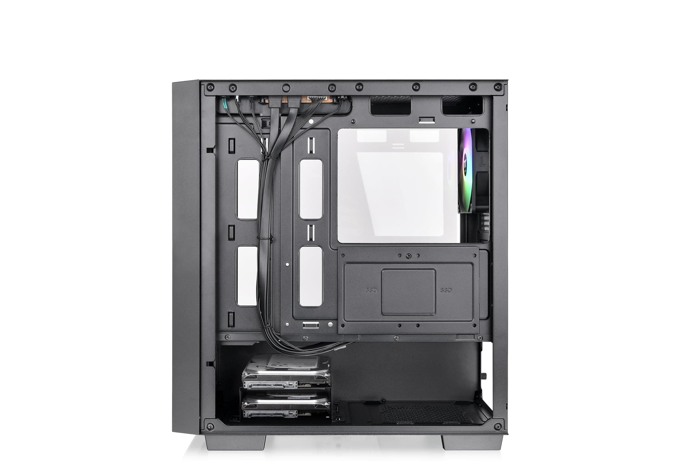 Thermaltake Versa H16 TG ARGB | Micro Tower |Black Schwarz Bild 7