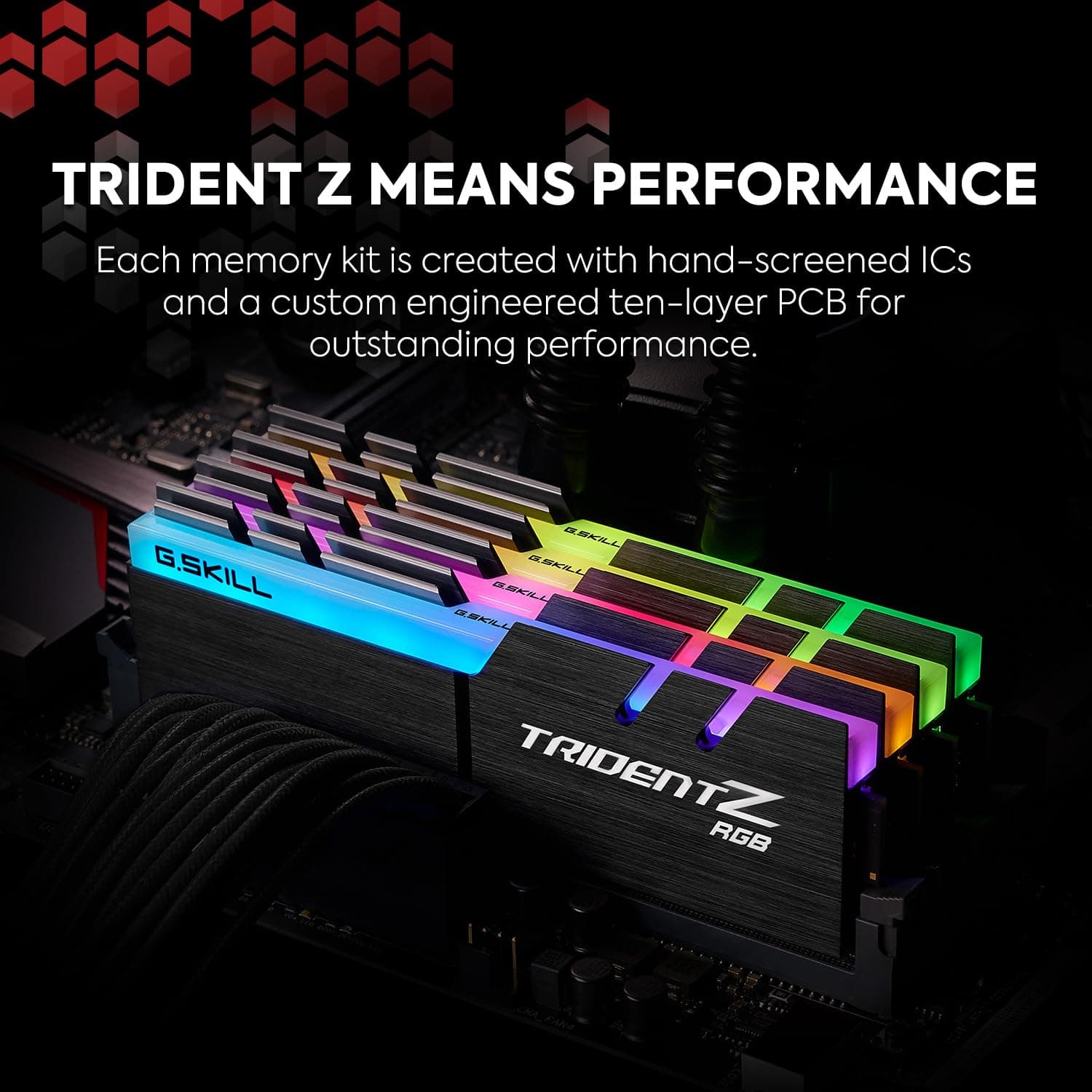 G.SKILL 16GB DDR4 TridentZ RGB 3600 MHz PC4-28800 CL18 1.35V Dual-Channel-Kit (2x8GB) für Intel Z270 Bild 3